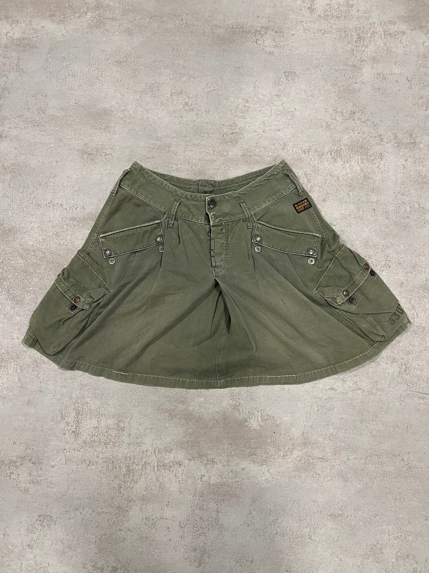 Falda Cargo Asimétrica Vintage G-Star 00’s - M