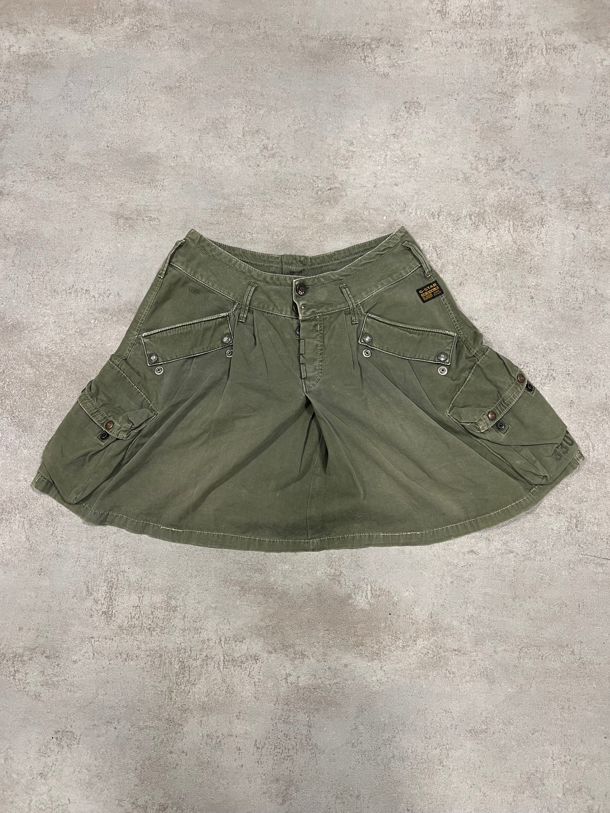 Falda Cargo Asimétrica Vintage G-Star 00’s - M