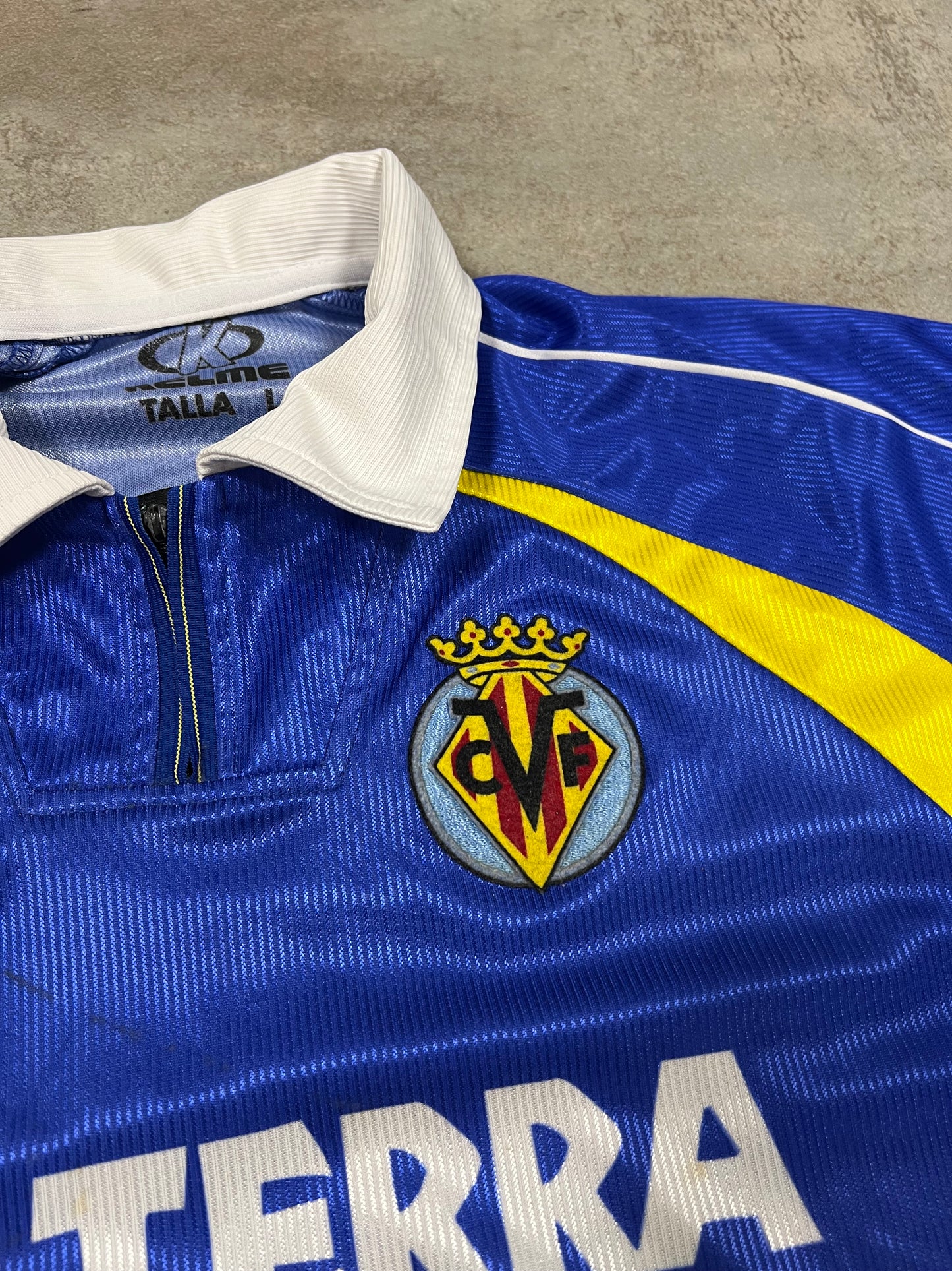 Camiseta Fútbol Vintage Kelme Villareal 2000/01 Away Kit - L