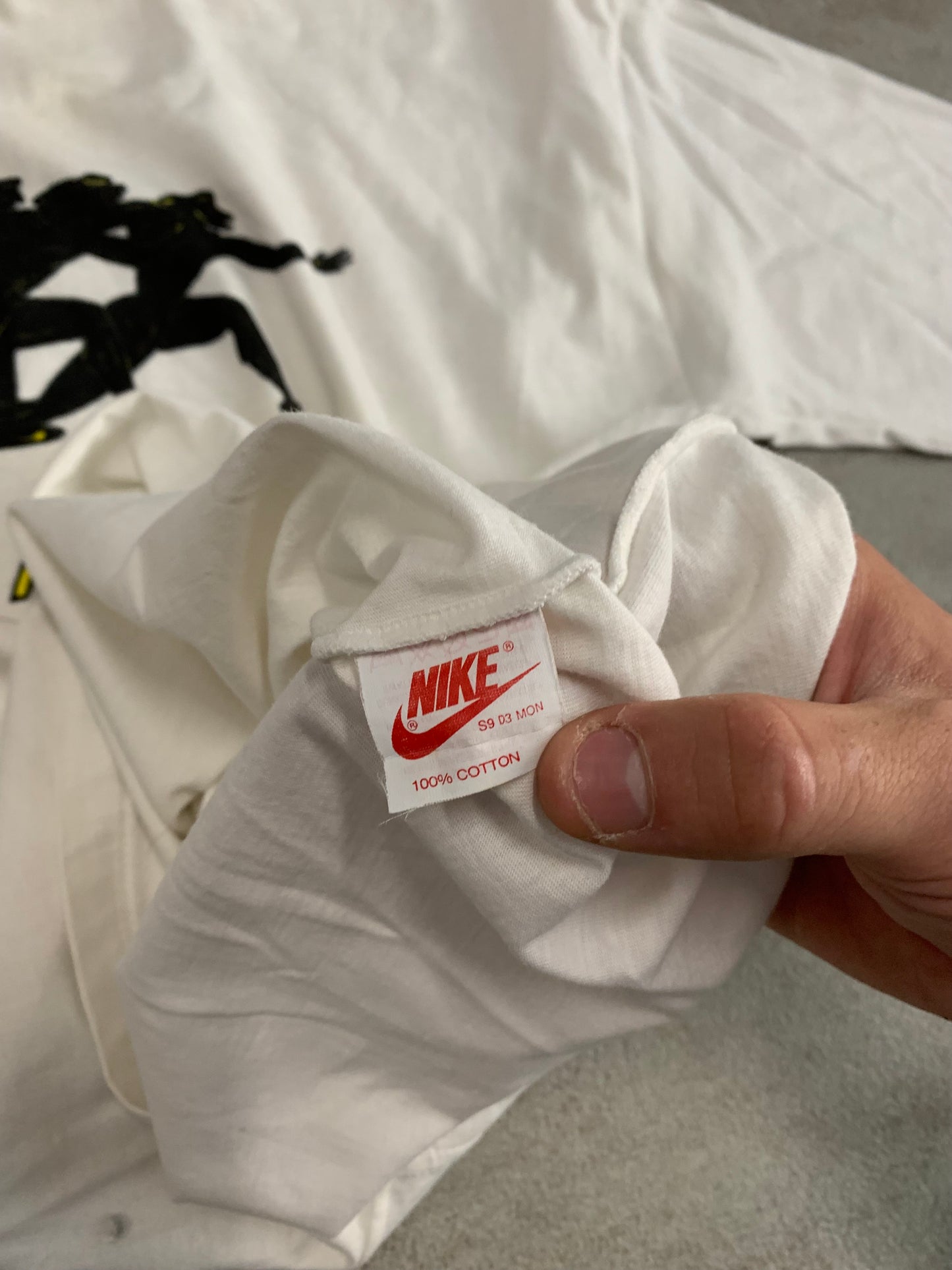 Camiseta Vintage Nike ‘Life is a Marathon ‘ 80’s - M