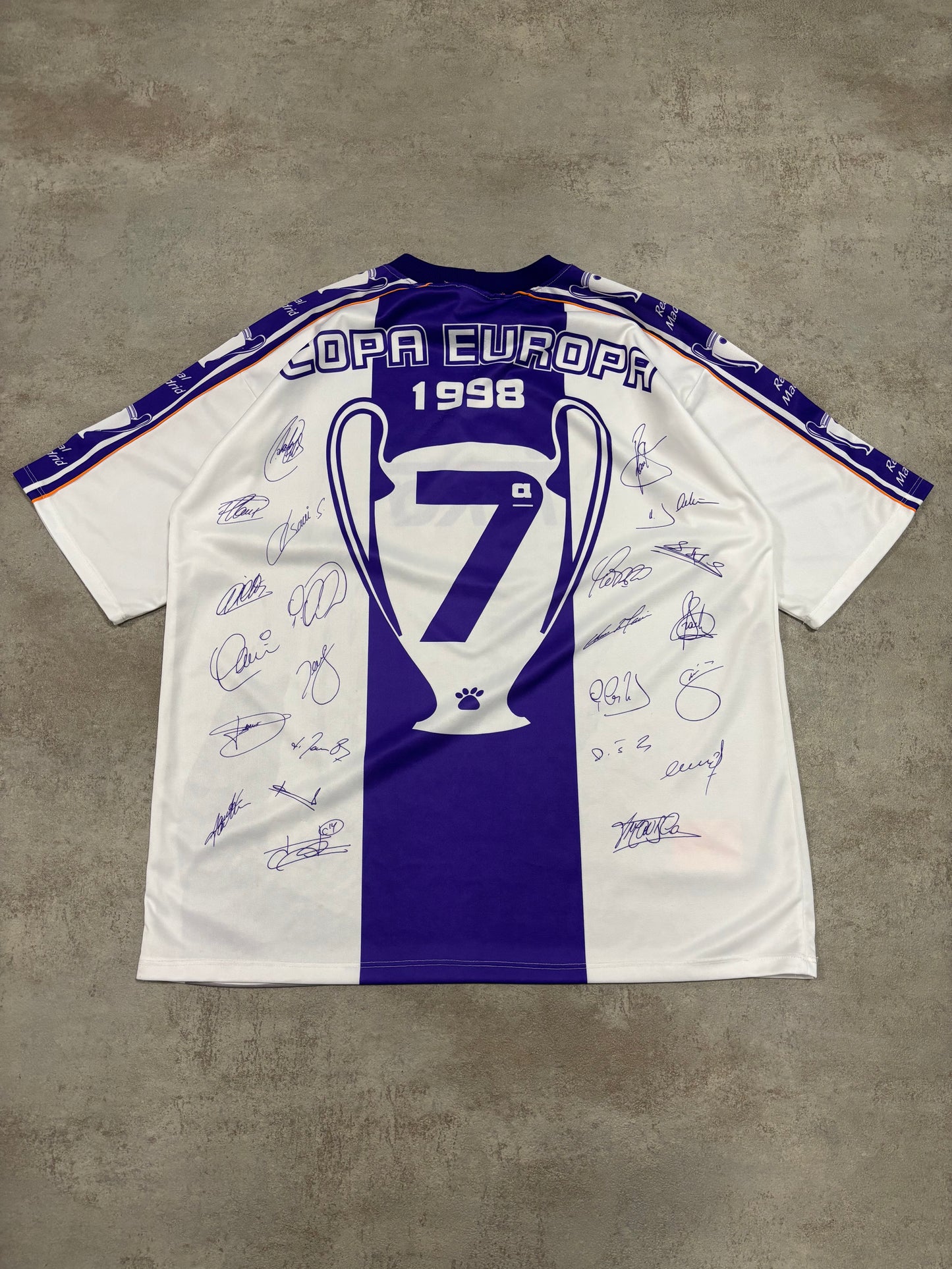 Camiseta Kelme Real Madrid Campeón de Europa 7tma 1998 Vintage - XL