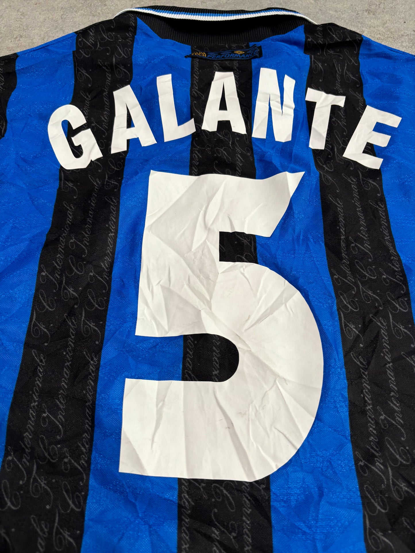 Camiseta Umbro Local Inter de Milan ‘Galante 5’ 1997/1998 - S