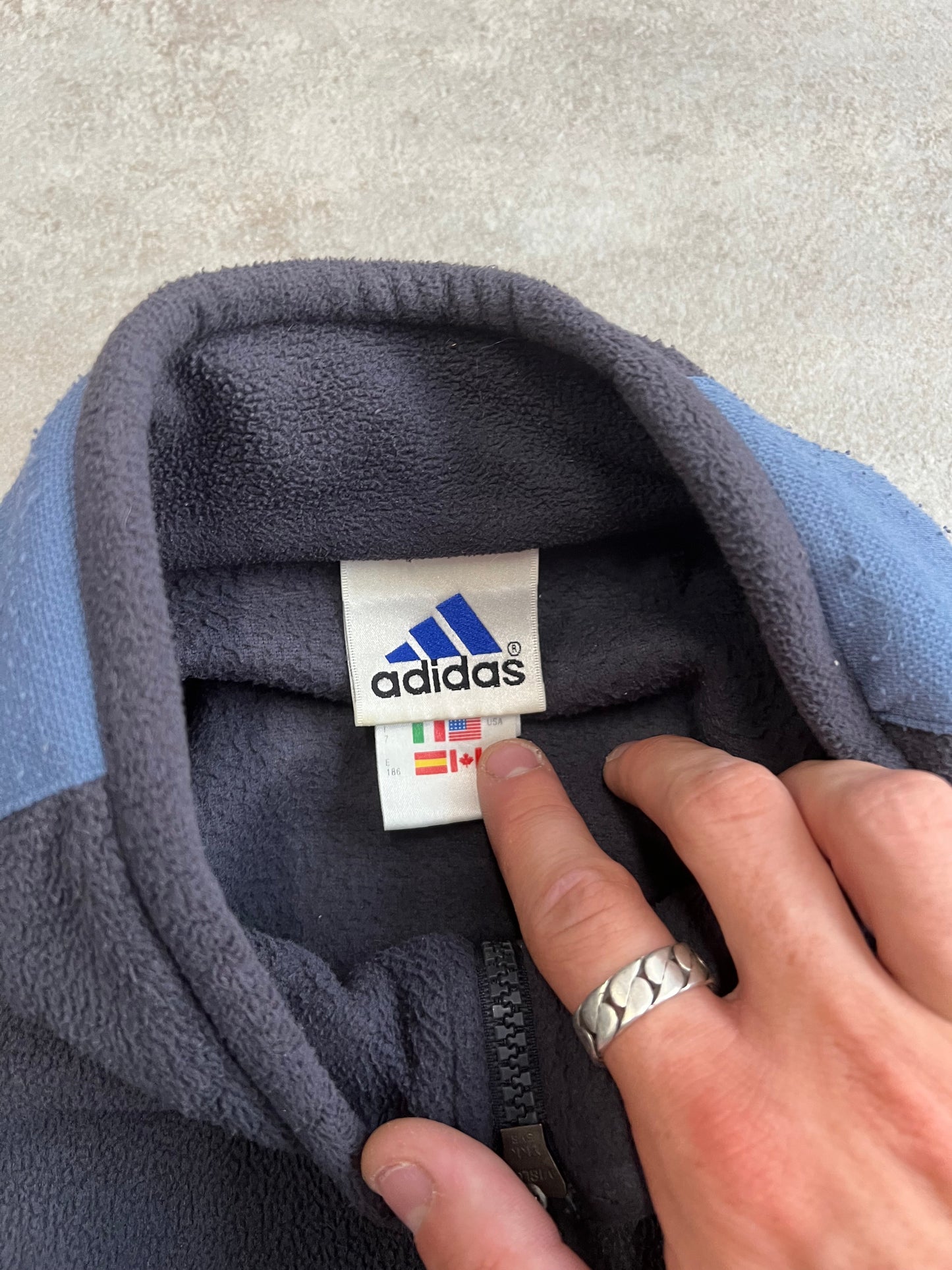 Chaqueta Entrenamiento Vintage Adidas Real Madrid 2001 - XL