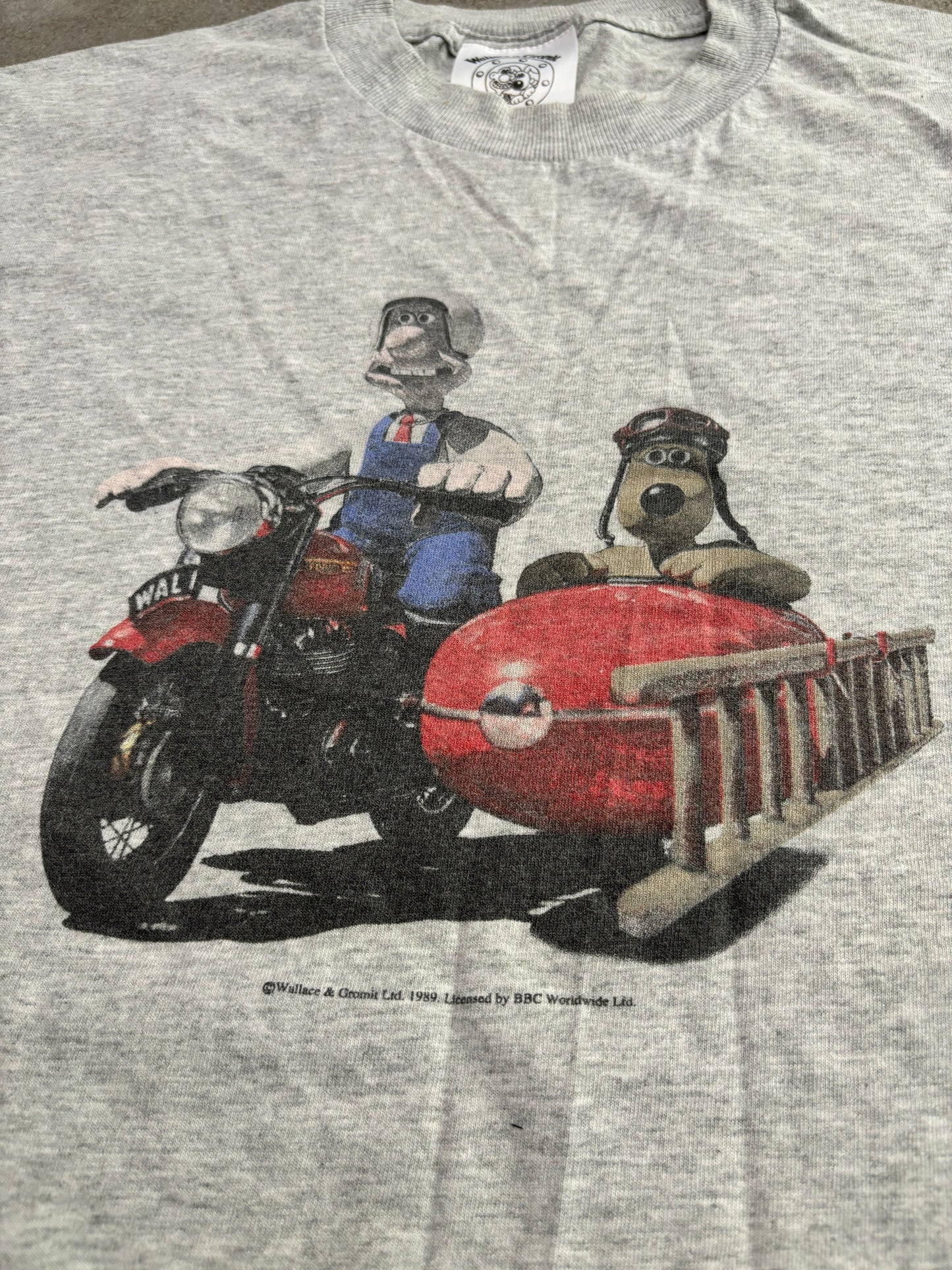 Camiseta Gromit & Wallace 1989 Vintage - XL