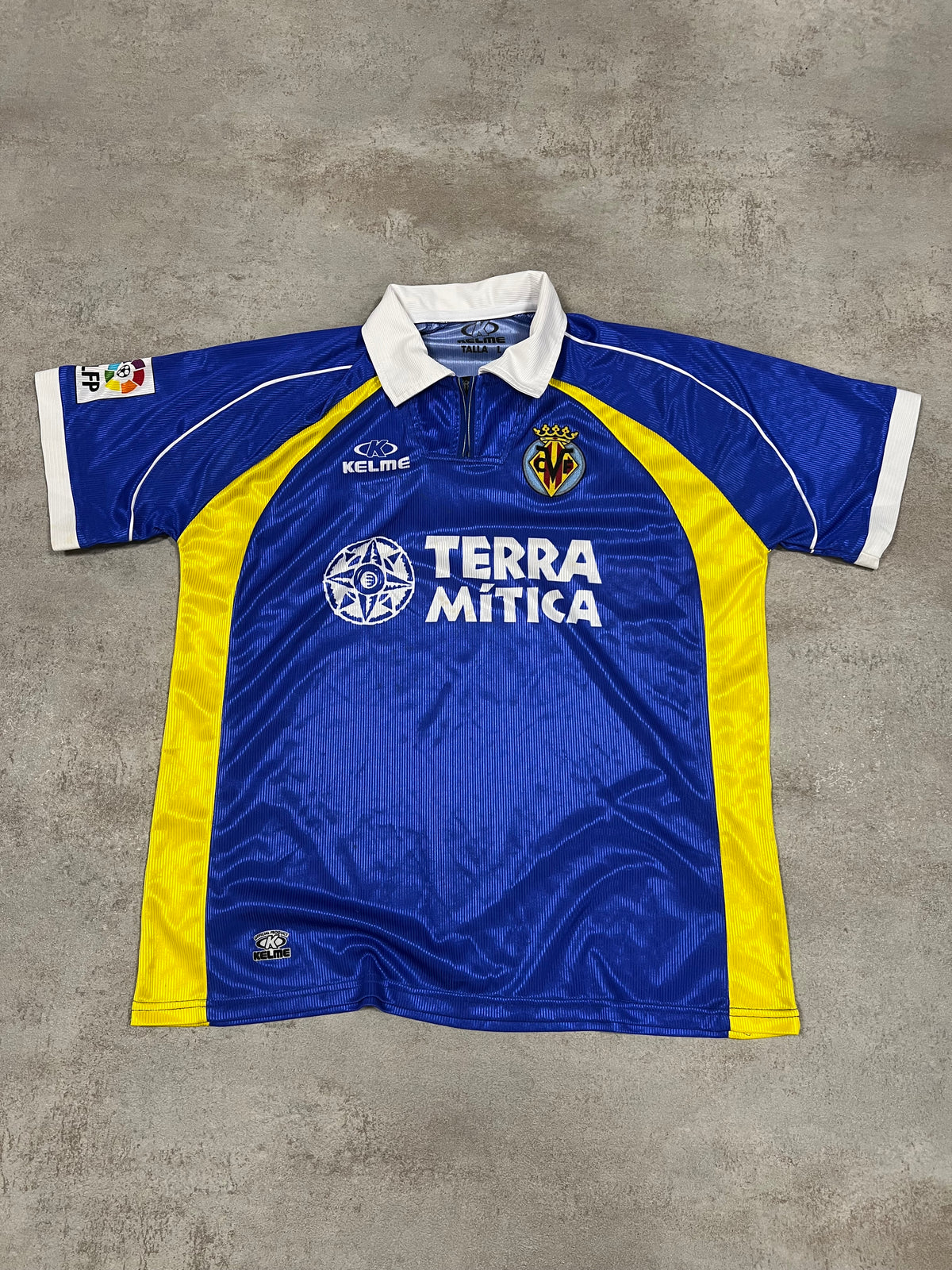 Camiseta Fútbol Vintage Kelme Villareal 2000/01 Away Kit - L