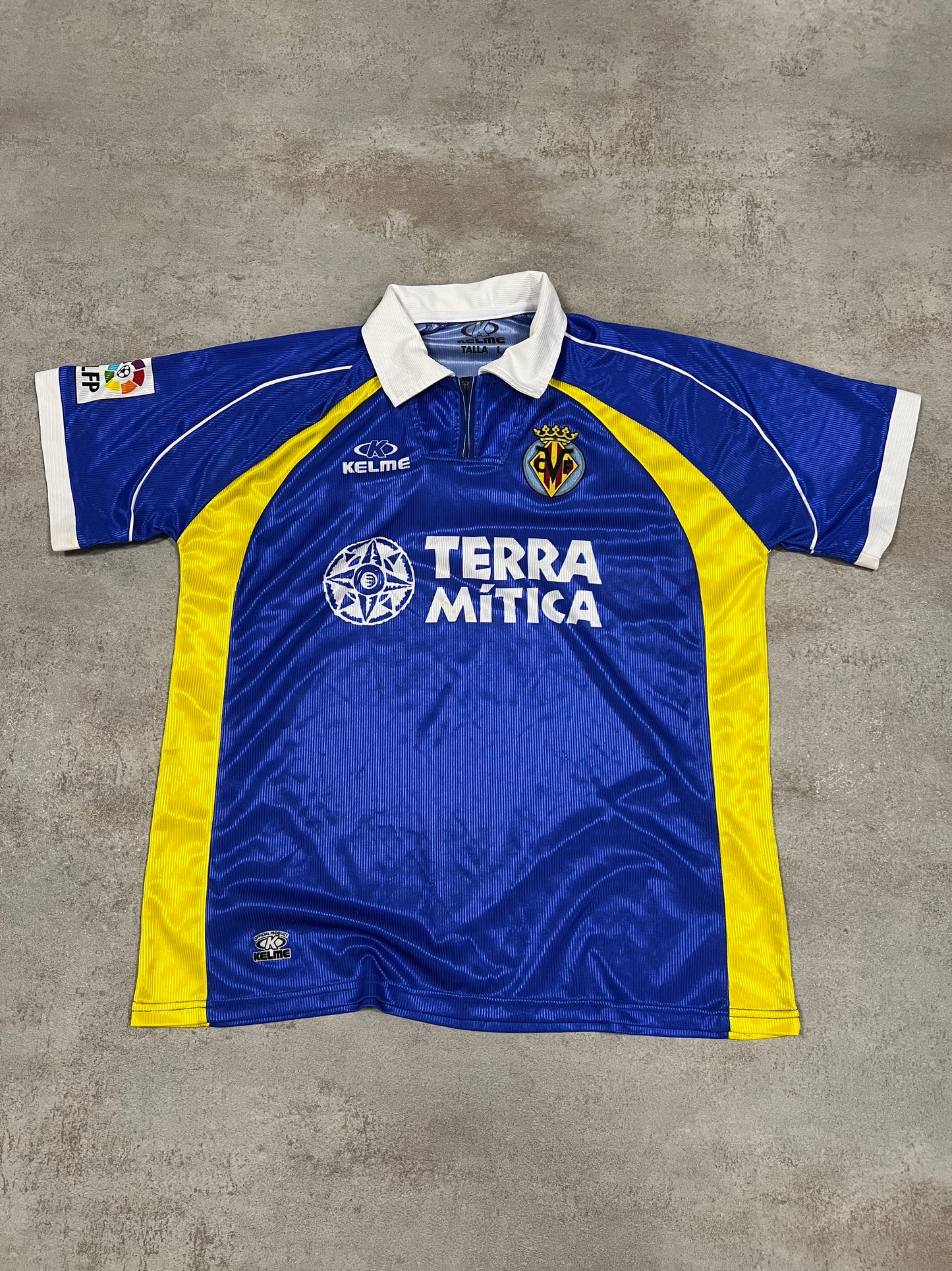 Camiseta Fútbol Vintage Kelme Villareal 2000/01 Away Kit - L