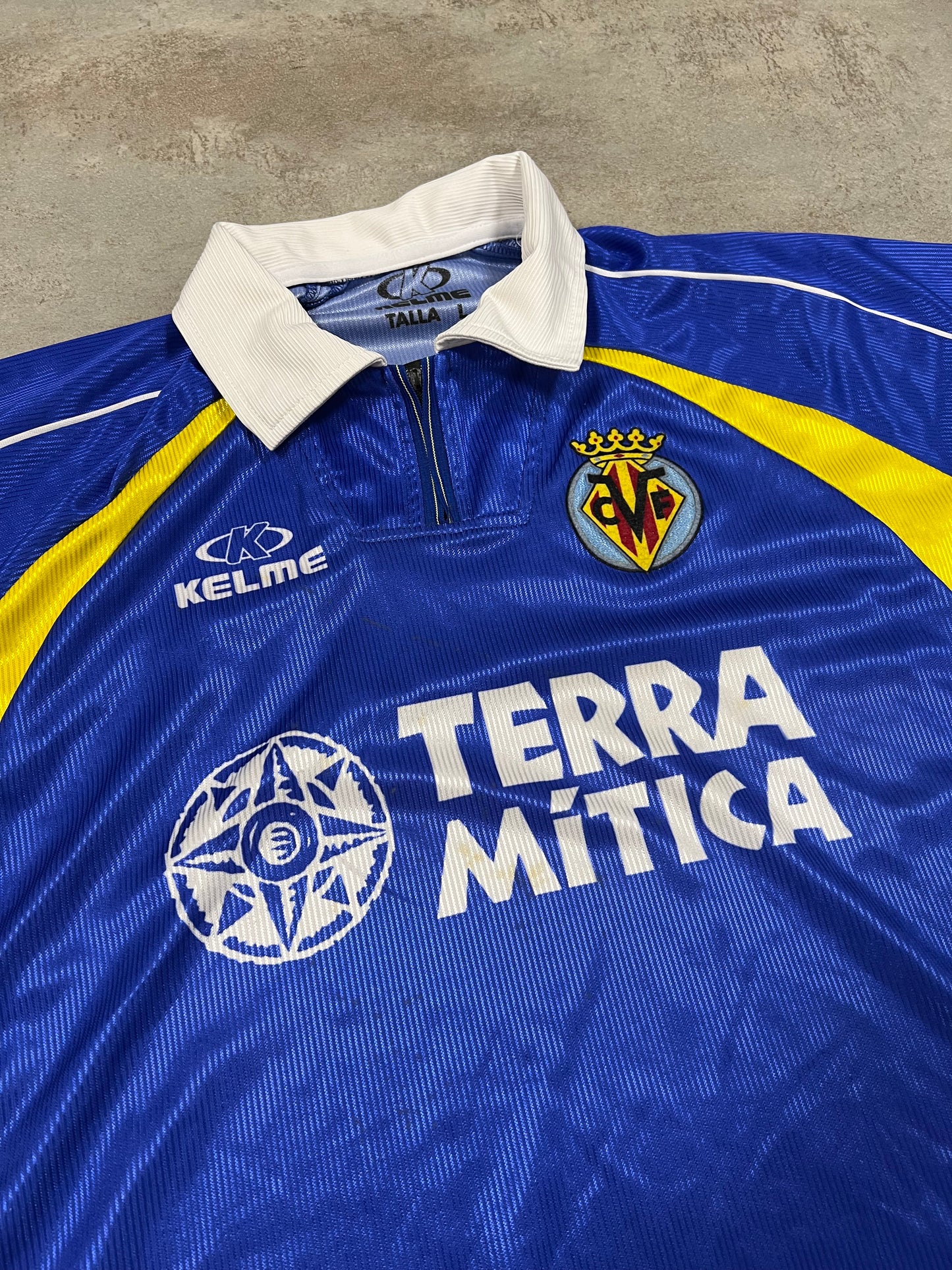 Camiseta Fútbol Vintage Kelme Villareal 2000/01 Away Kit - L