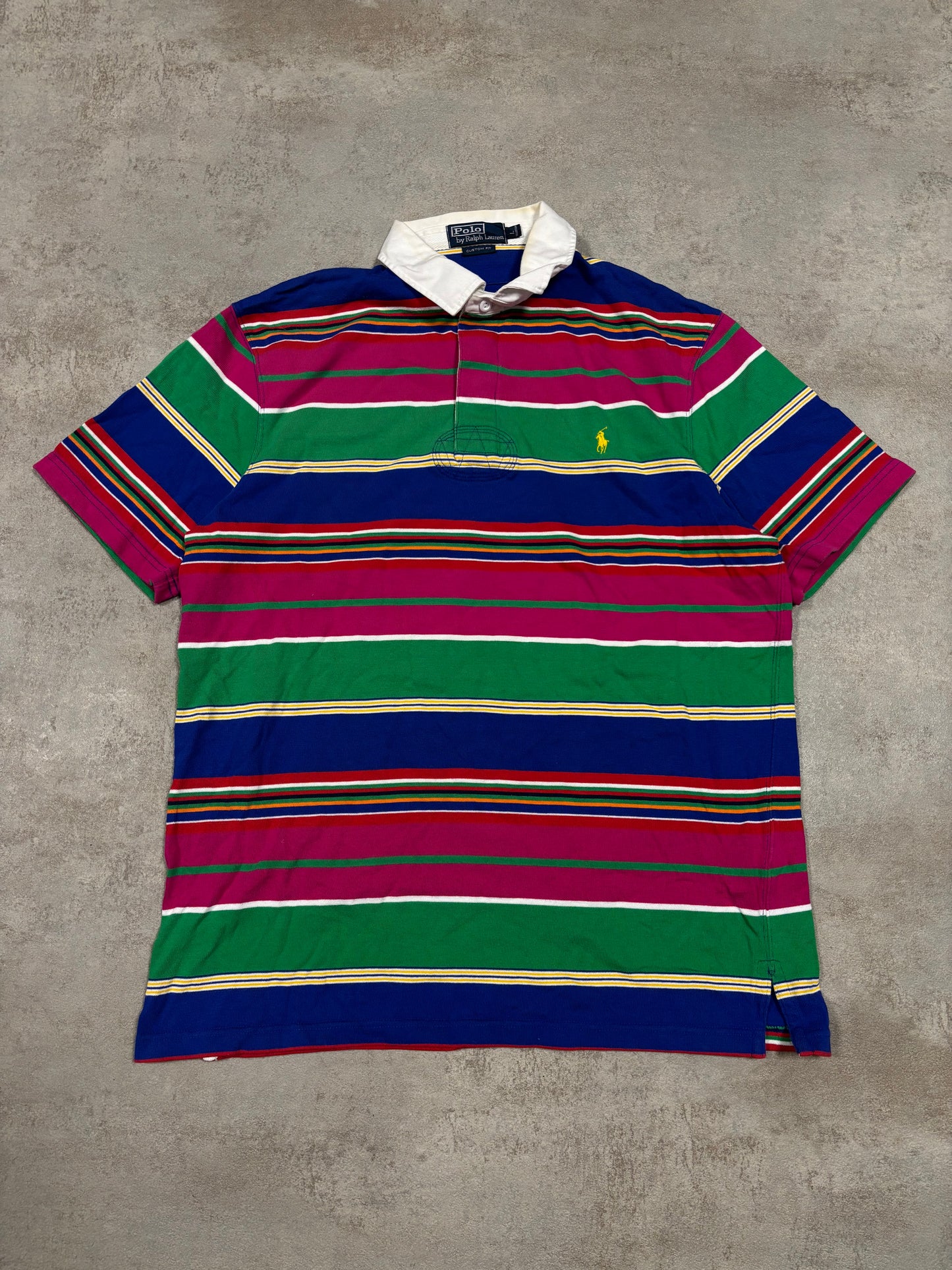 Striped Polo Polo Ralph Lauren 00s Vintage - L