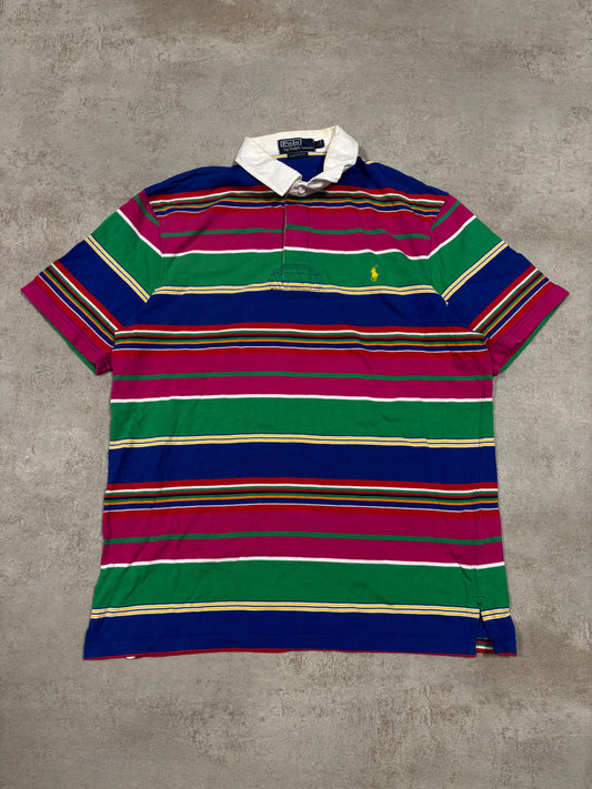 Striped Polo Polo Ralph Lauren 00s Vintage - L