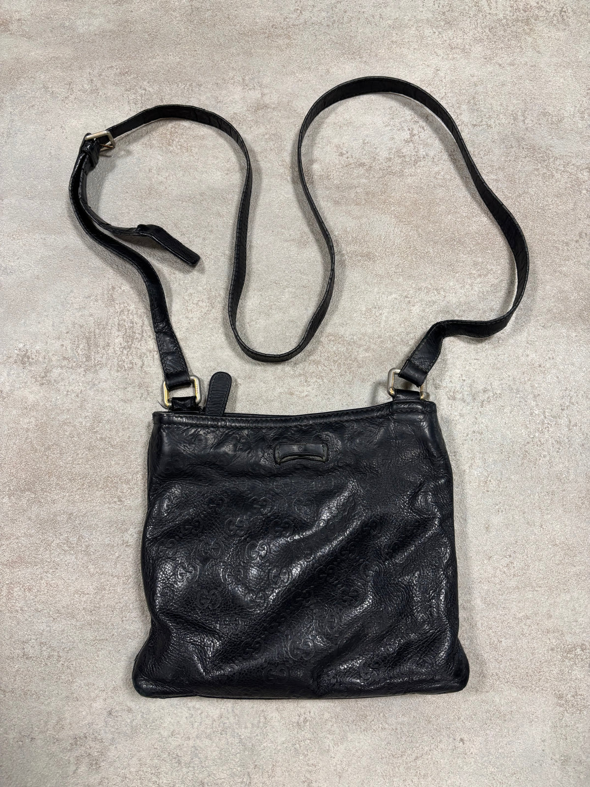 Bolso Bandolera Guccissima Monogram Cuero Gucci 00s Vintage