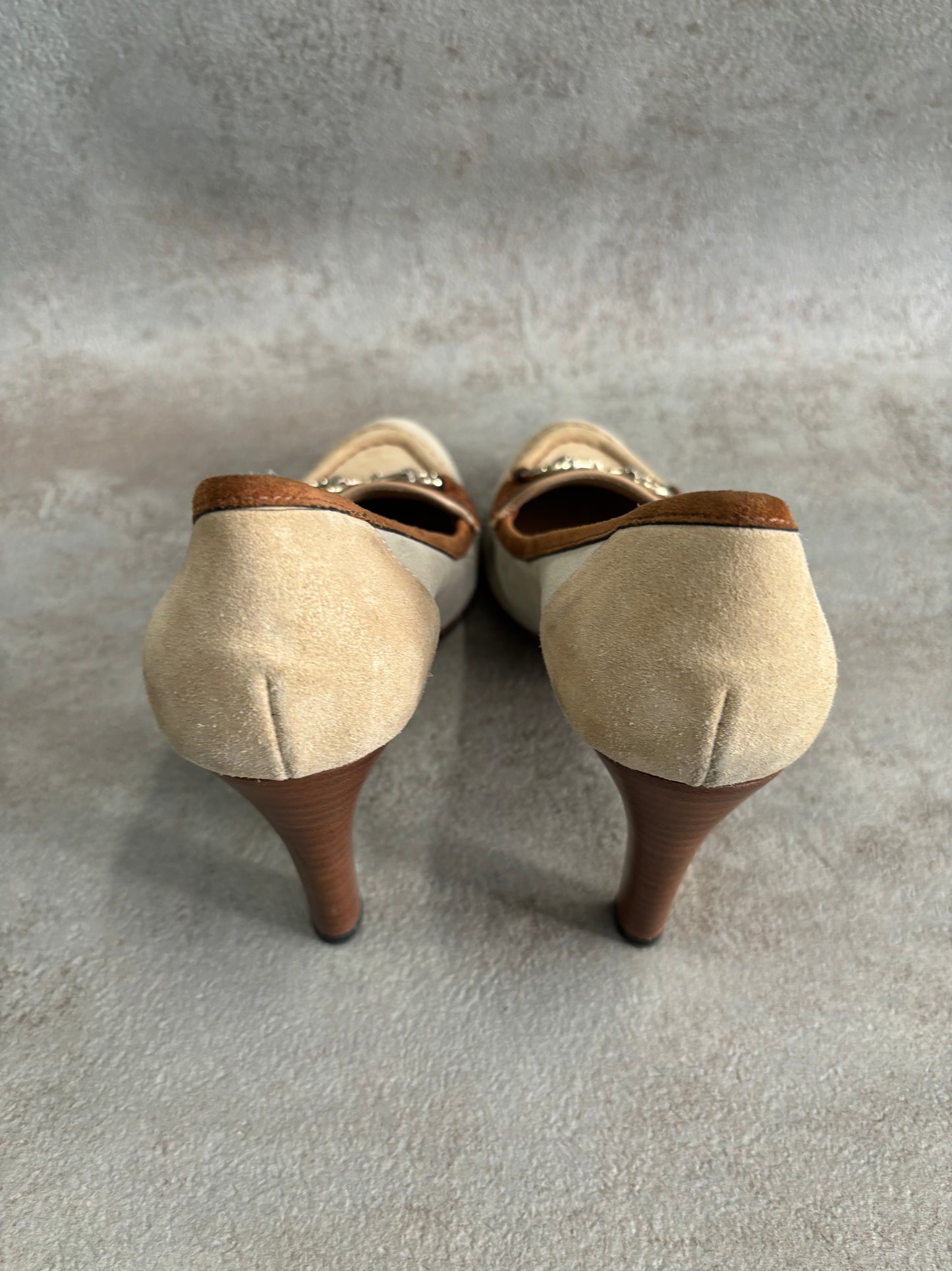 Tacones Ante Gucci 00s Vintage - 38,5