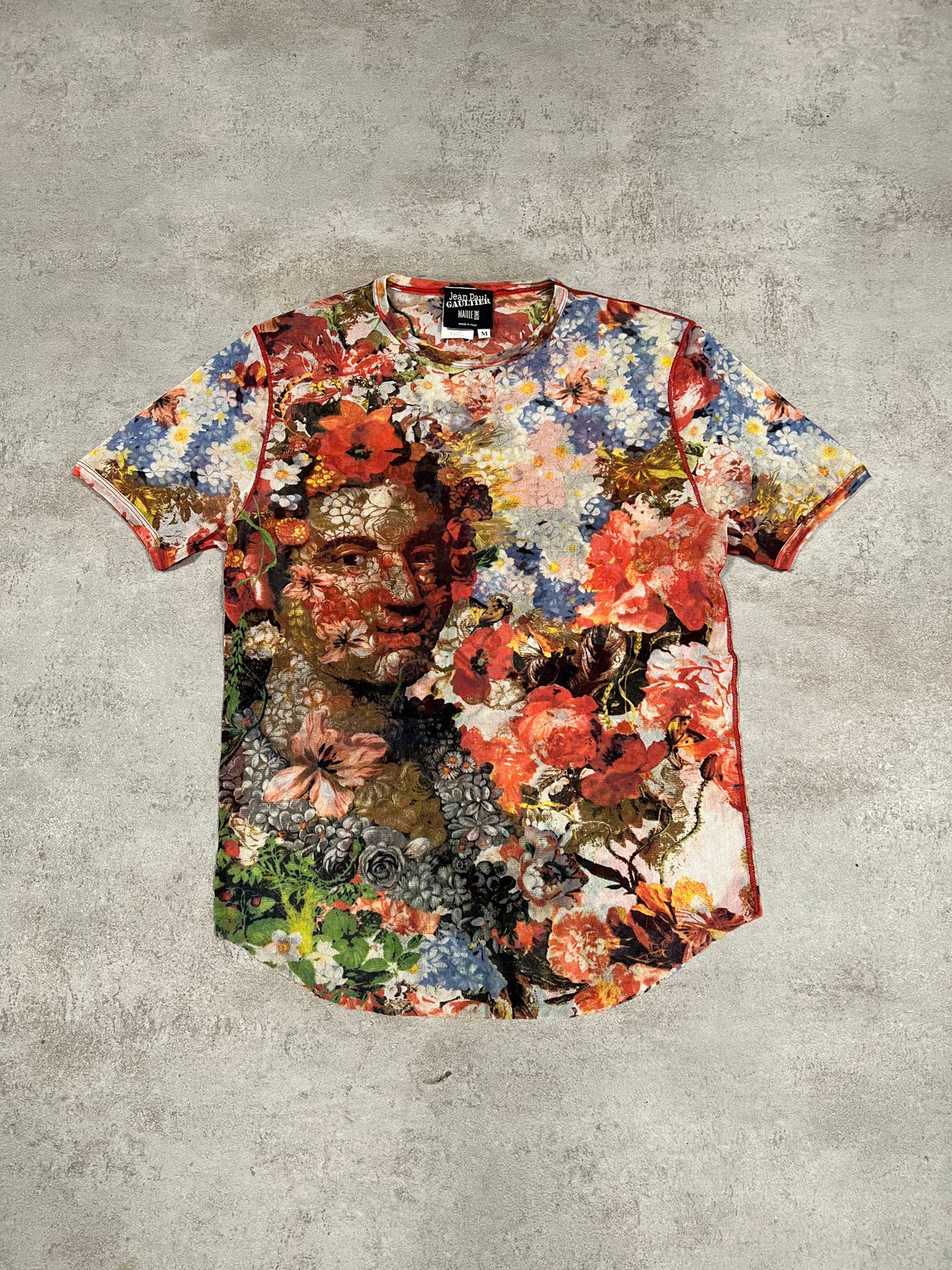 Top Estampado Mesh Vintage Jean Paul Gaultier 00’s - M