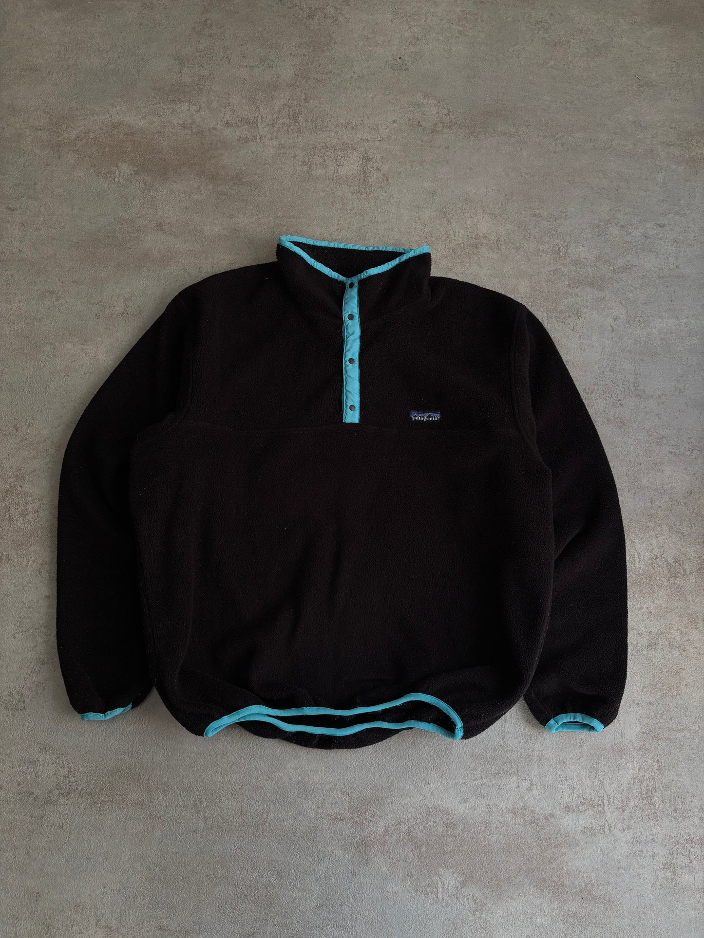 Forro Polar Half Zip Patagonia Synchilla 90s Vintage - L