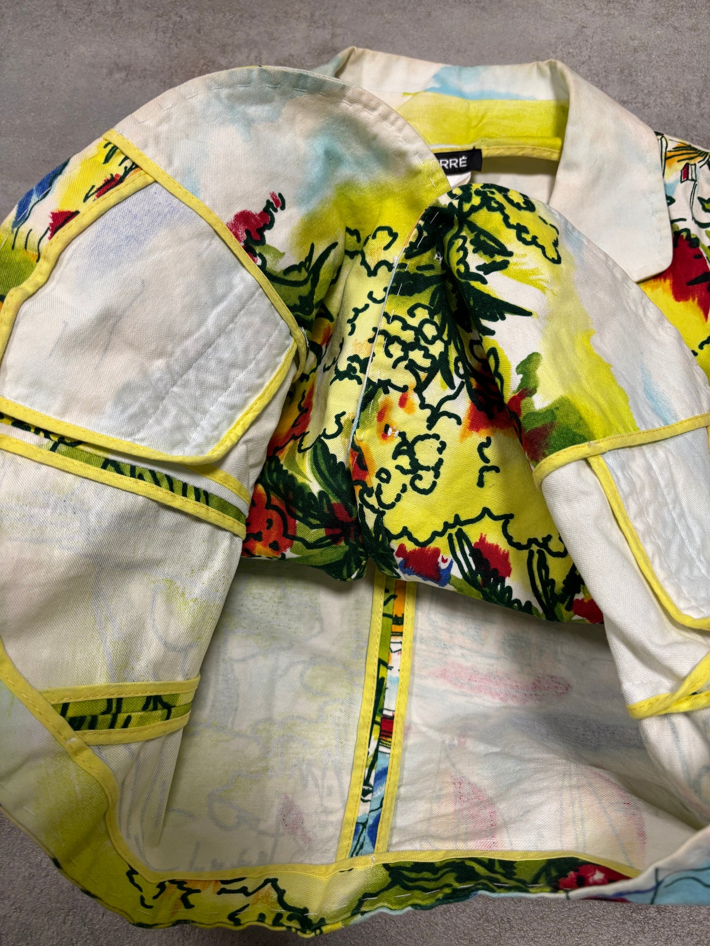 Chaqueta Blazer ‘Total Print’ Gianfranco Ferré 2005 Vintage - M