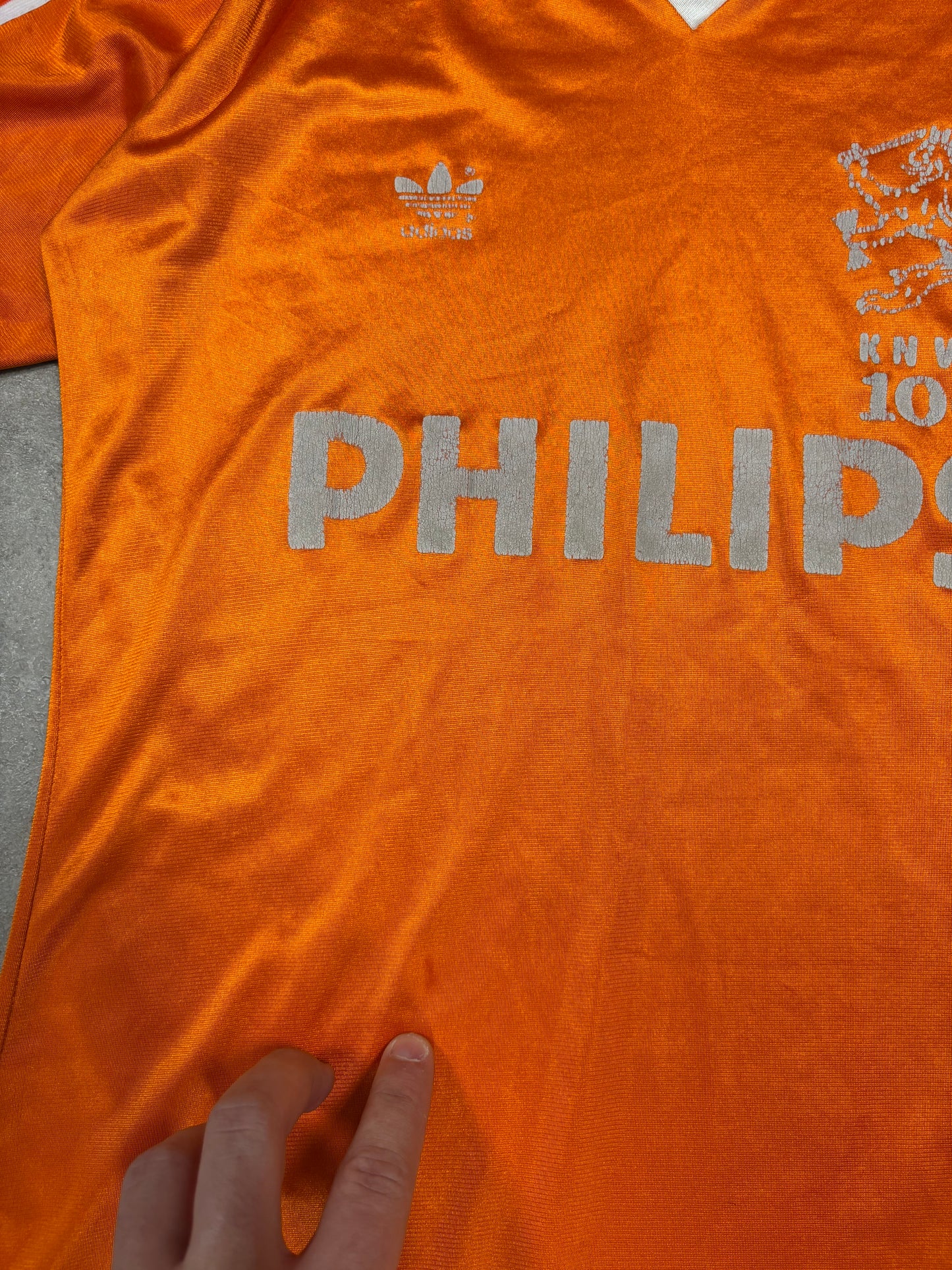 Camiseta Centenario Adidas Países Bajos 1988/90 Vintage - S