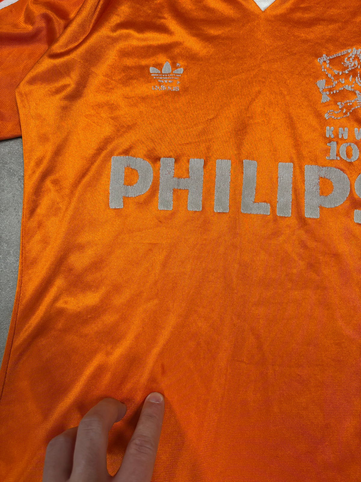 Camiseta Centenario Adidas Países Bajos 1988/90 Vintage - S