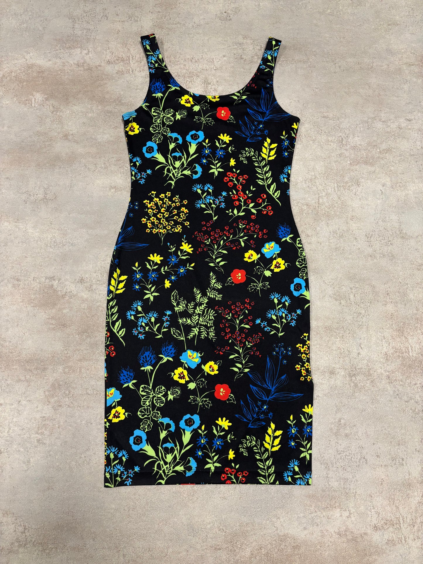 Vestido Elástico Versace Jeans Couture 00s Vintage - M