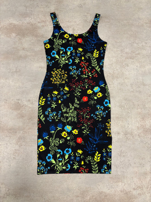 Vestido Elástico Versace Jeans Couture 00s Vintage - M