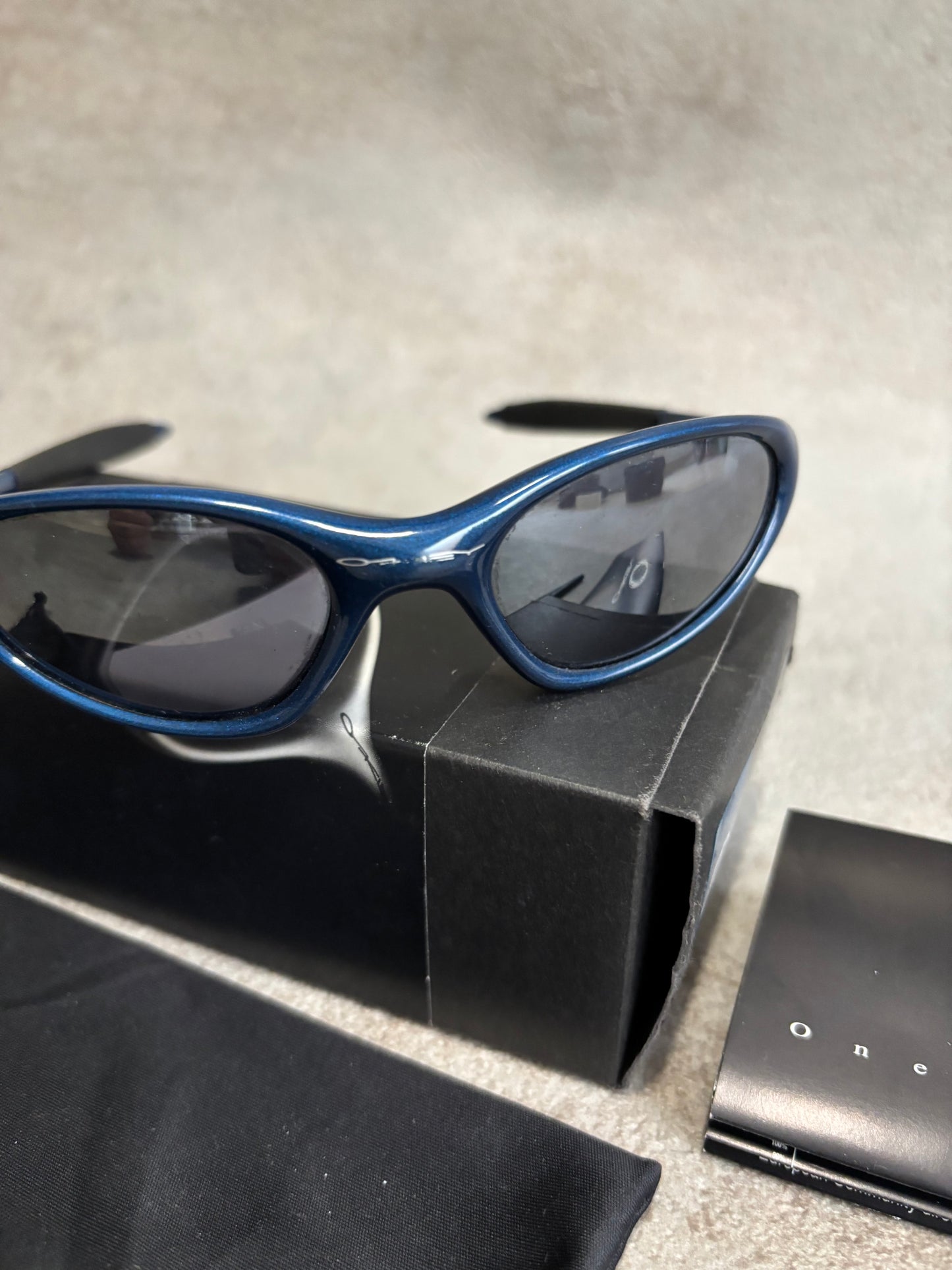 Gafas Oakley Minute ‘Code Blue’ 2000 Vintage With OG Case