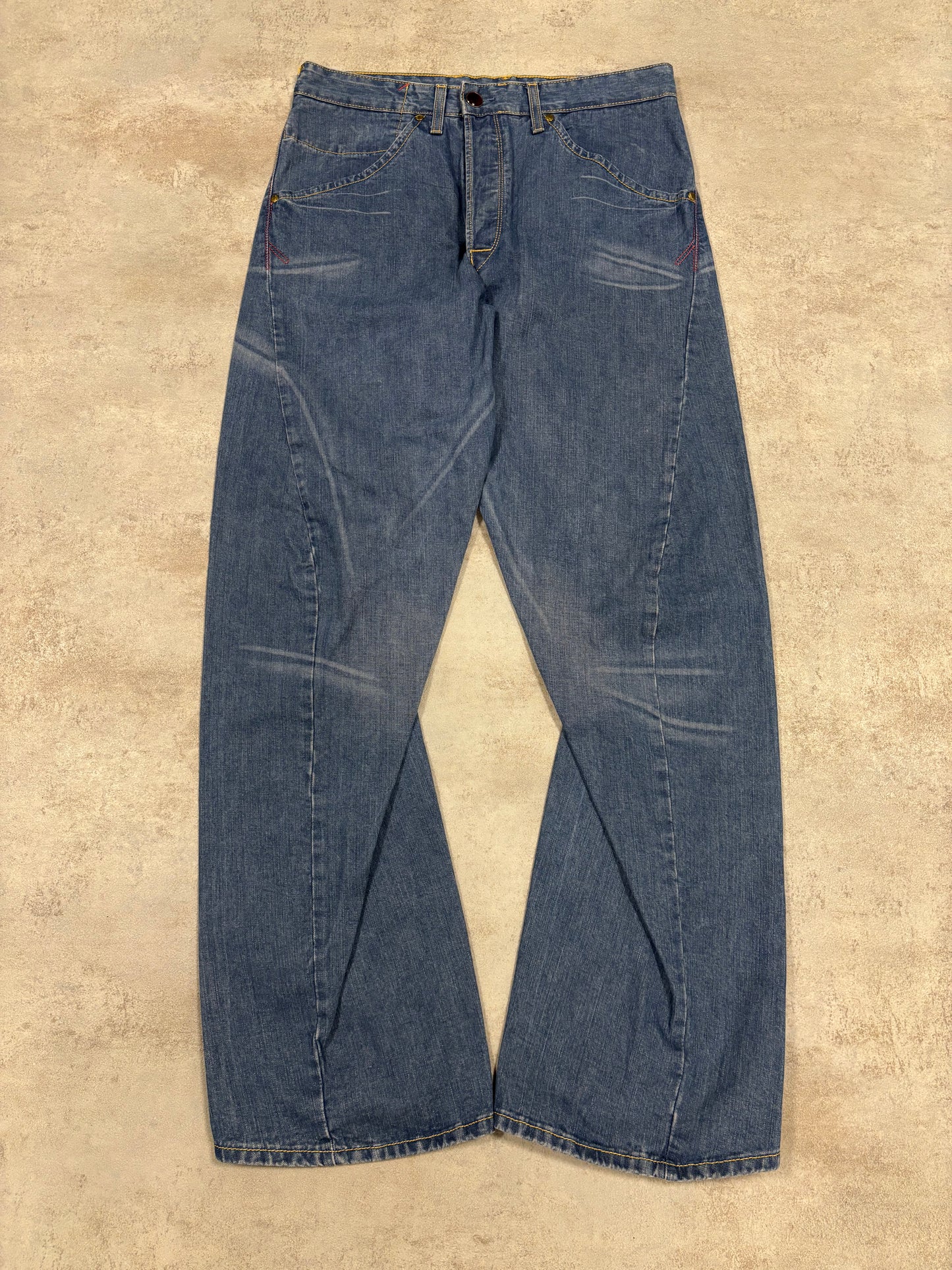 Pantalones Rectos Asimétricos Levi’s Engineered 00s Vintage - L