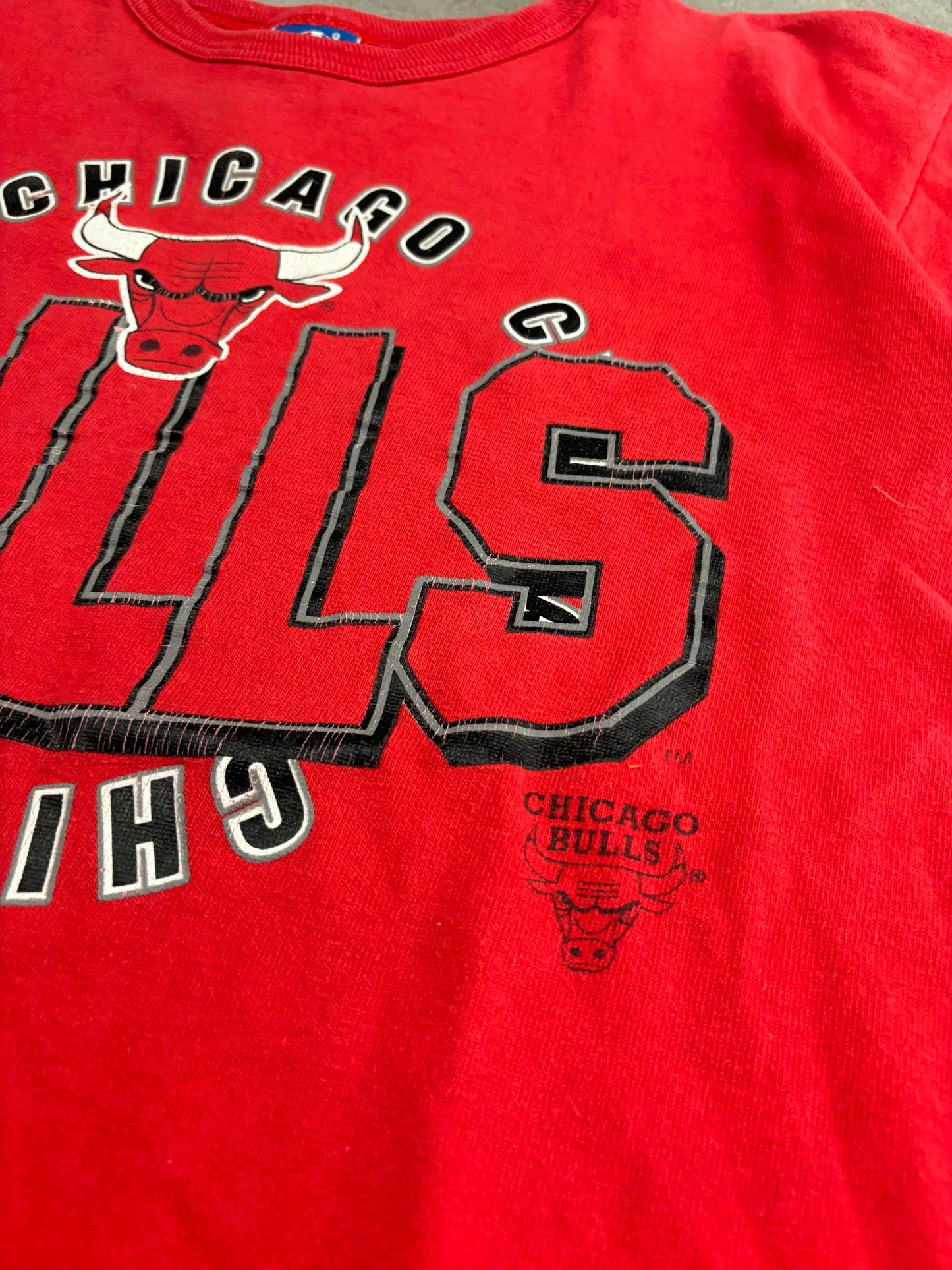 Camiseta Champion Chicago Bulls Single Stitch 90s Vintage - S