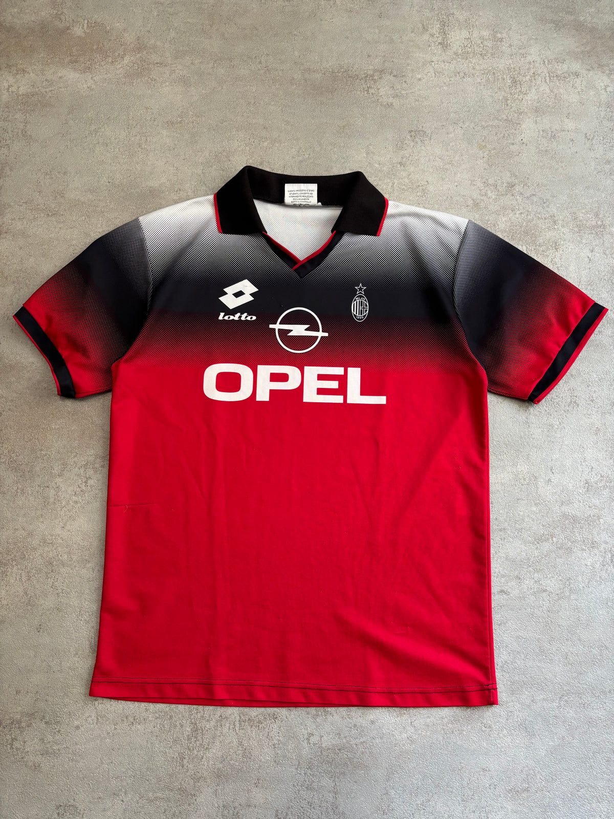 Camiseta Entrenamiento Lotto A.C Milán 1995/96 Vintage - XL