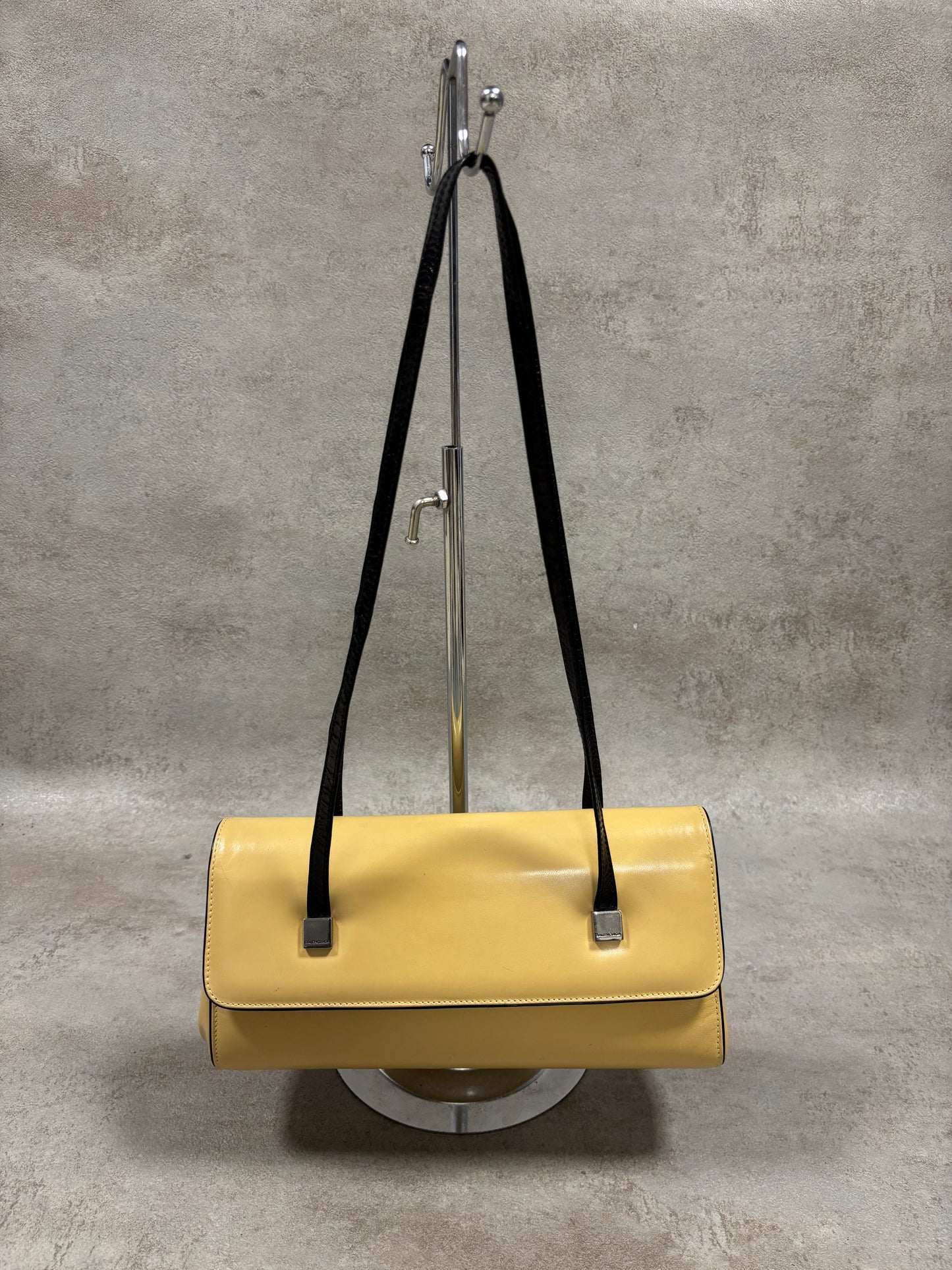 Bolso Cuero Hombro Estructura Balenciaga Paris 90s Vintage