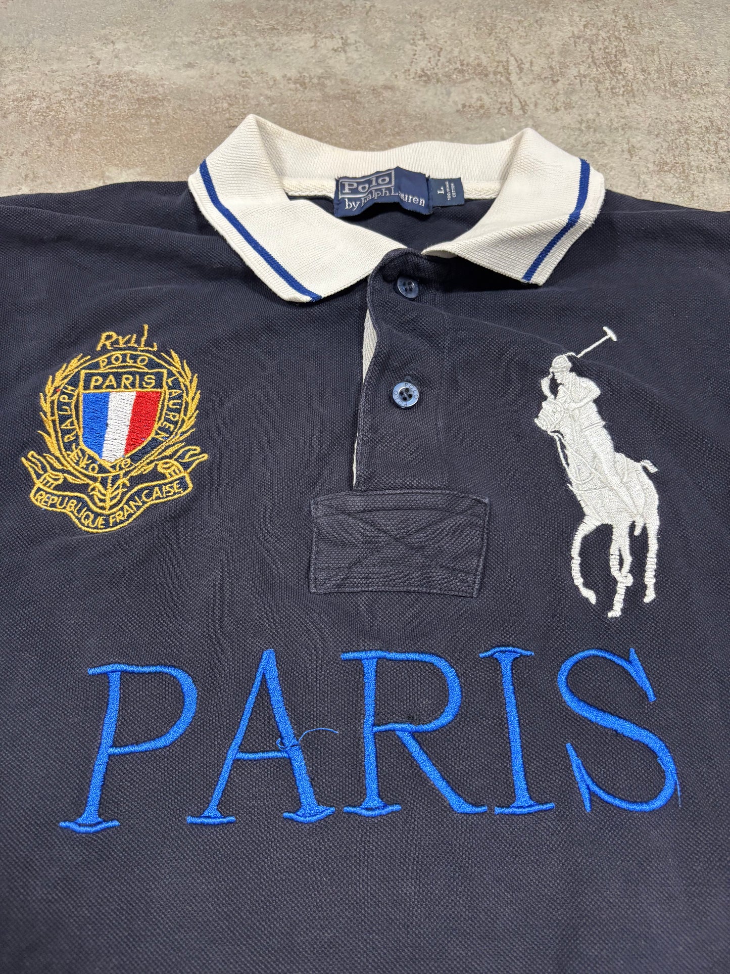 Polo Polo Ralph Lauren ‘Paris’ 90s Vintage - M