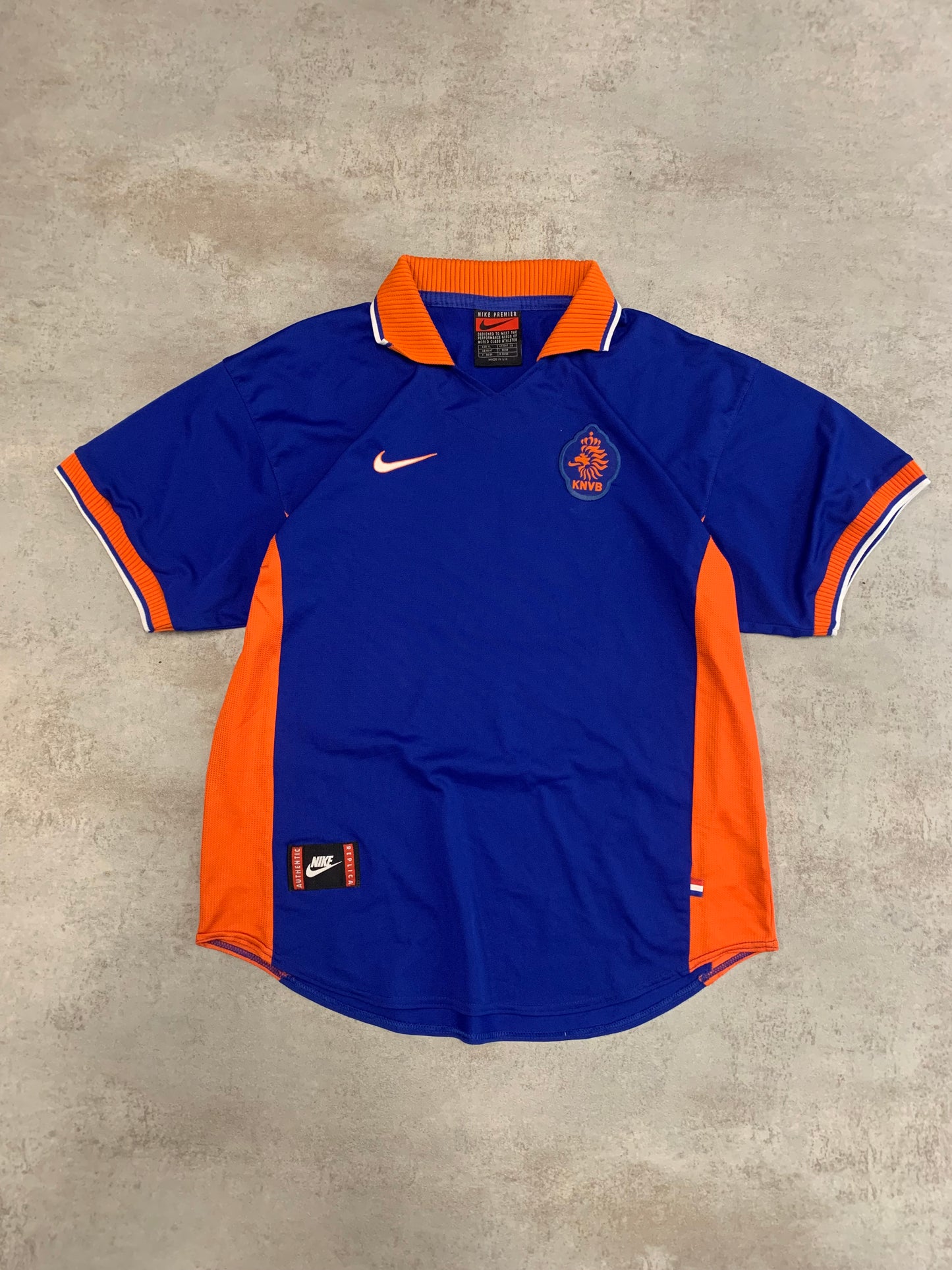 Camiseta Fútbol Vintage Nike Premiere Netherlands 1997 Away Kit - L