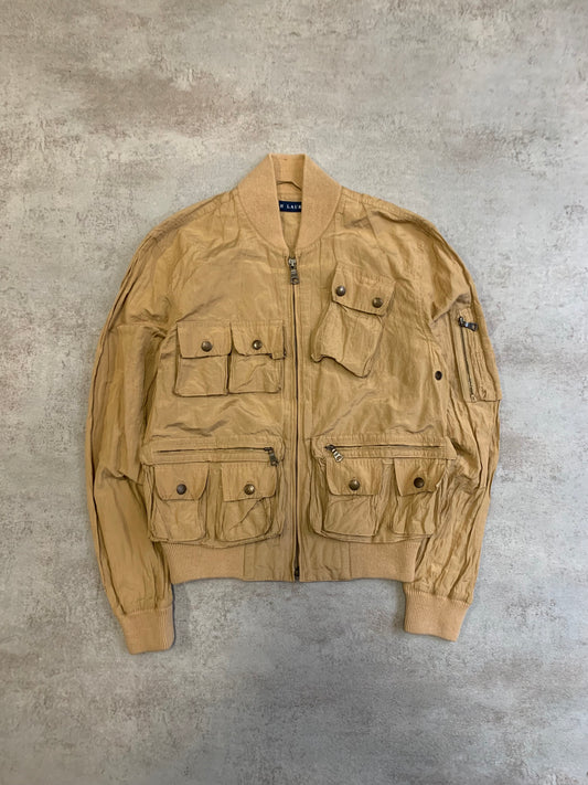 Chaqueta Cargo ‘Metallic fibers’ Vintage Ralph Lauren 90’s - S