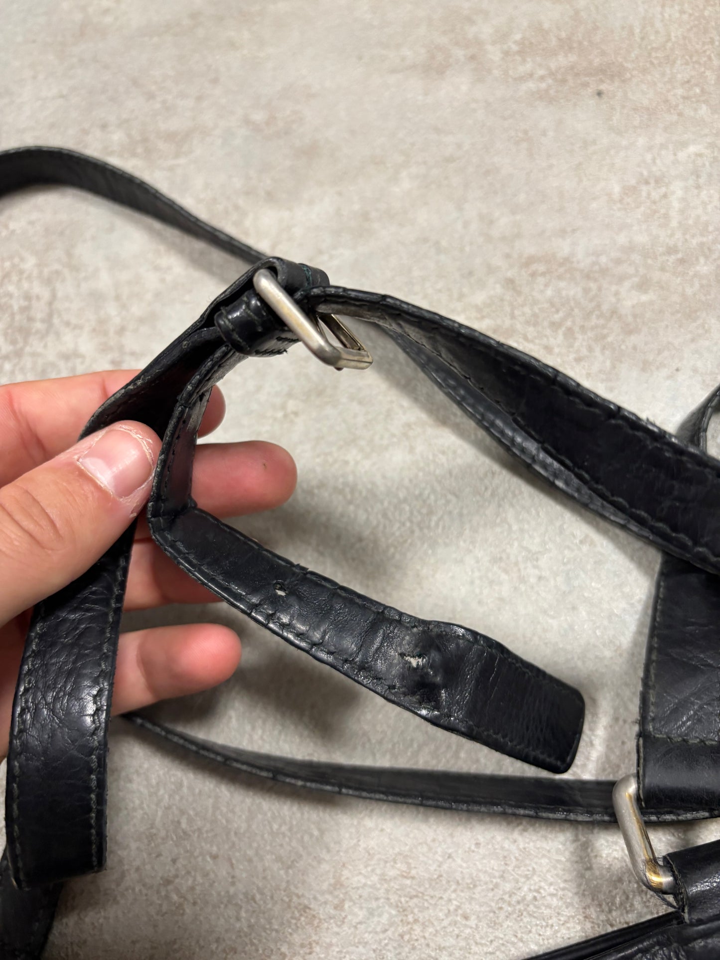 Bolso Bandolera Guccissima Monogram Cuero Gucci 00s Vintage