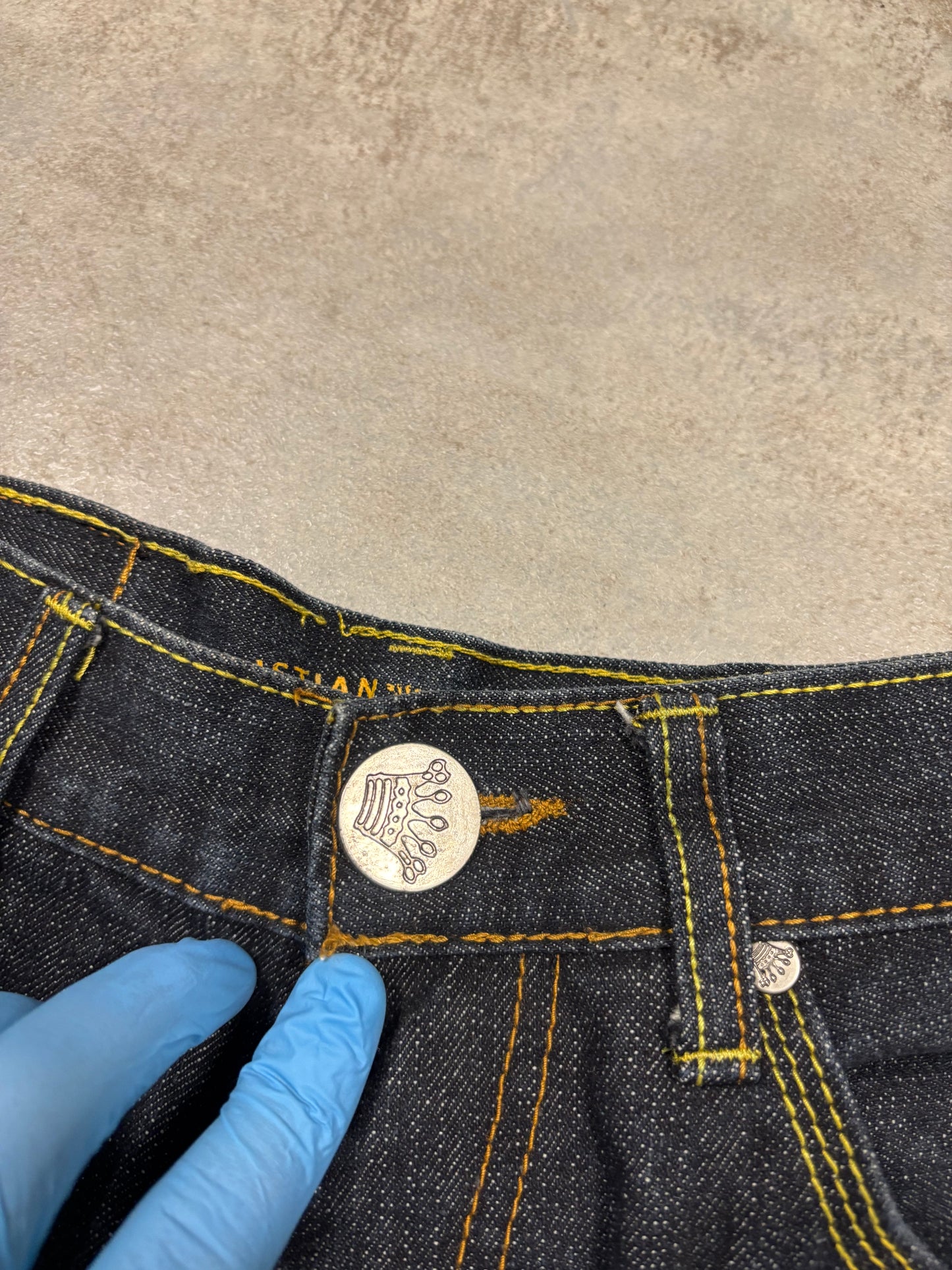 Pantalones ‘All Embroidered’ Christian Audigier 00s Vintage - S