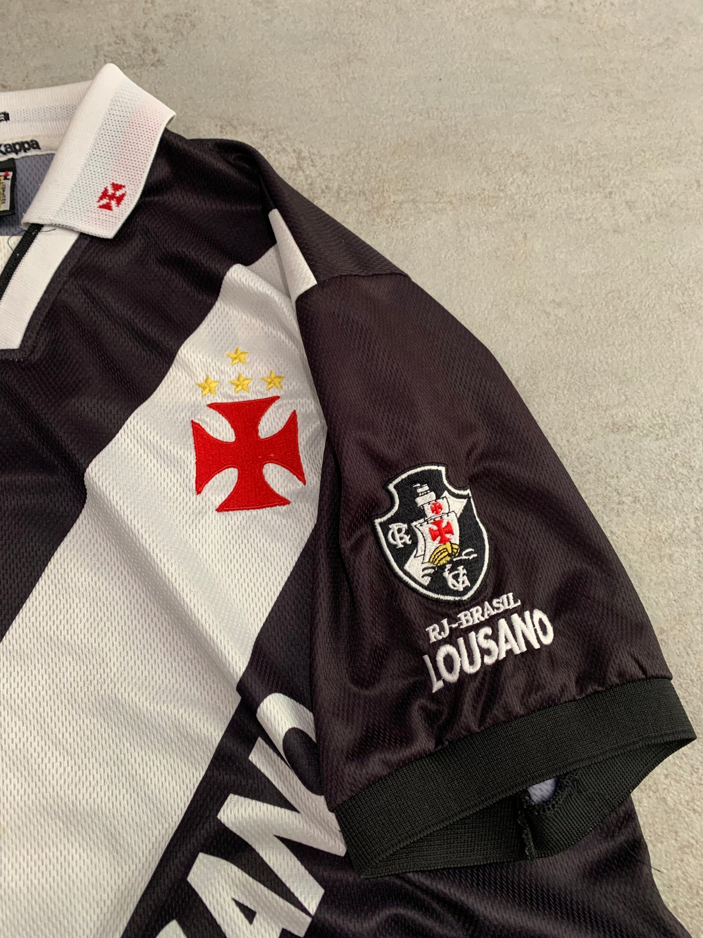 Camiseta Fútbol Vintage Kappa Vasco de Gama 1995 Kit - XL