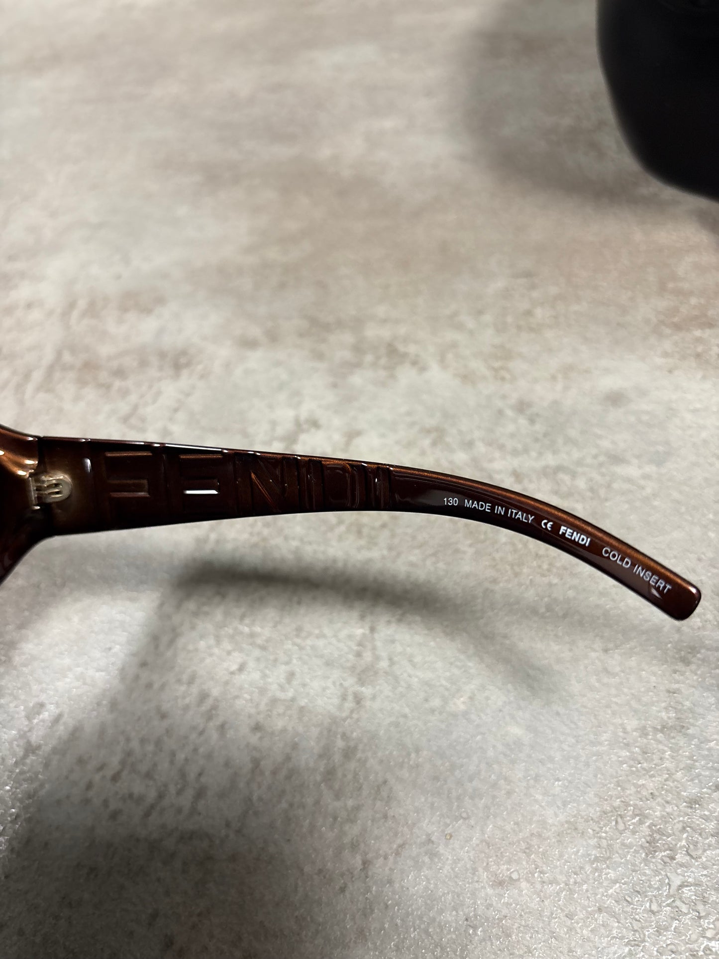 Gafas Rectangulares Fendi 00s Vintage + OG Case