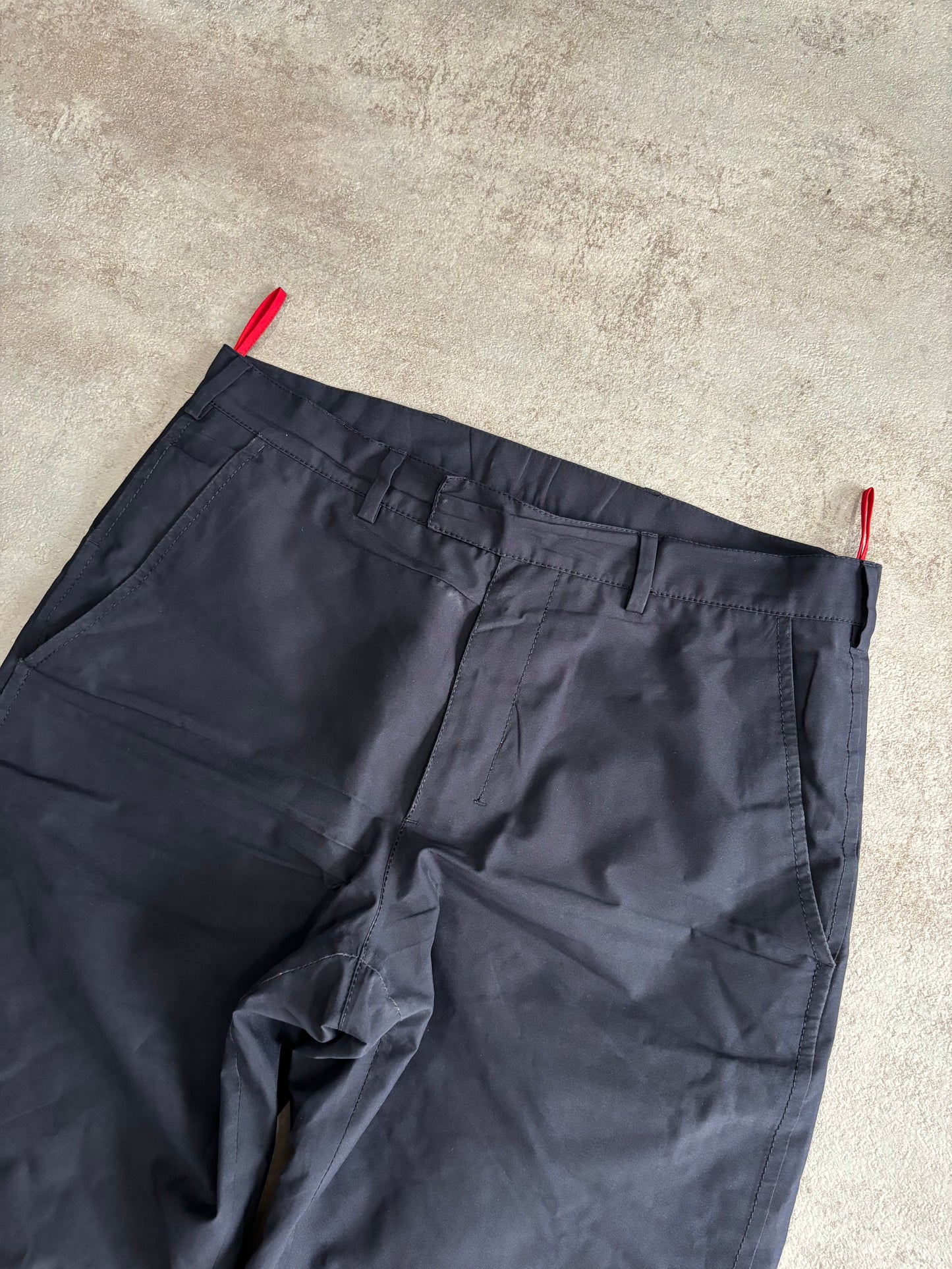 Pantalones Nylon Prada Early 00s Vintage - S