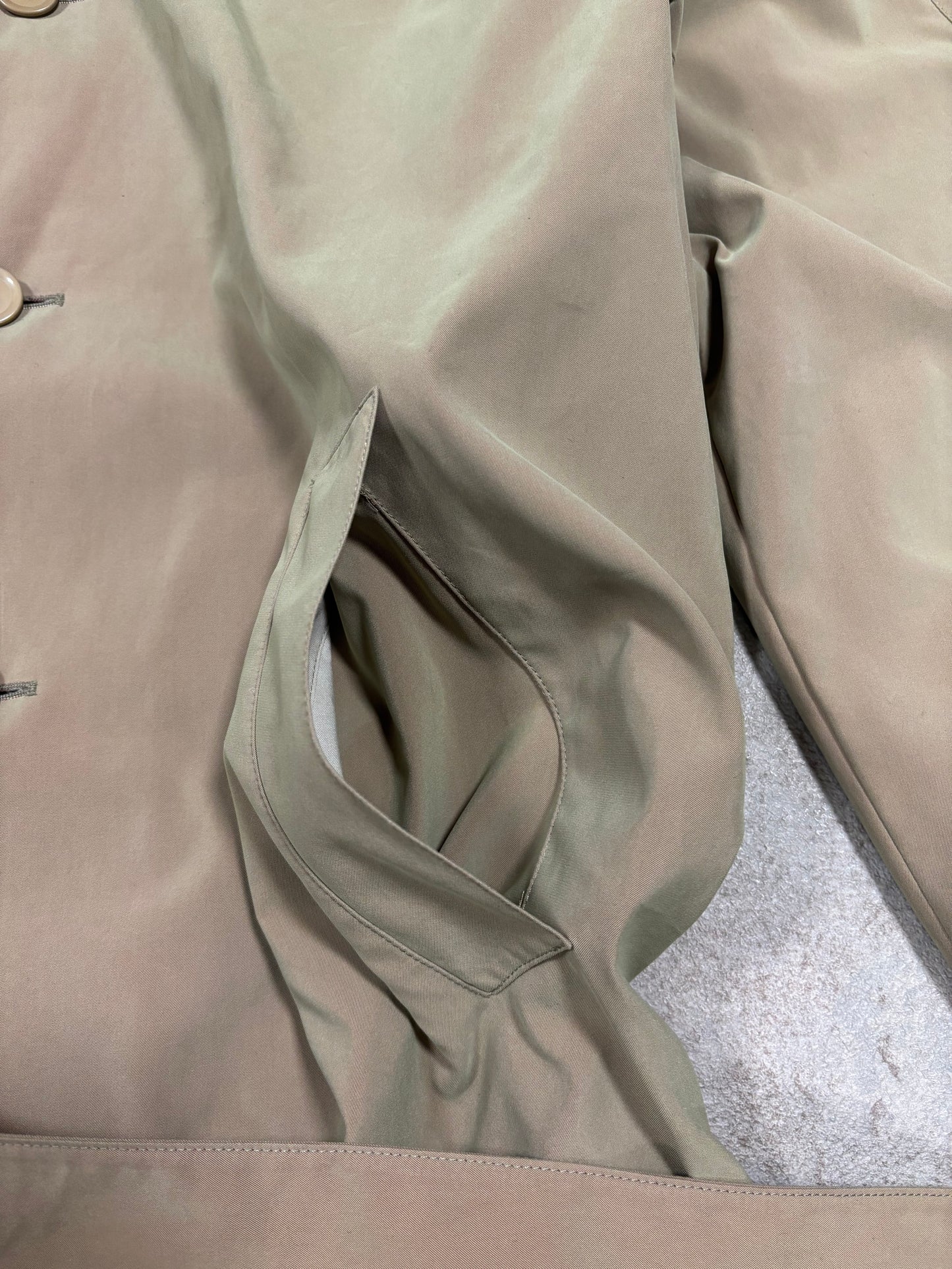 Gabardina Shiny Armani Collezioni 90s Vintage - M