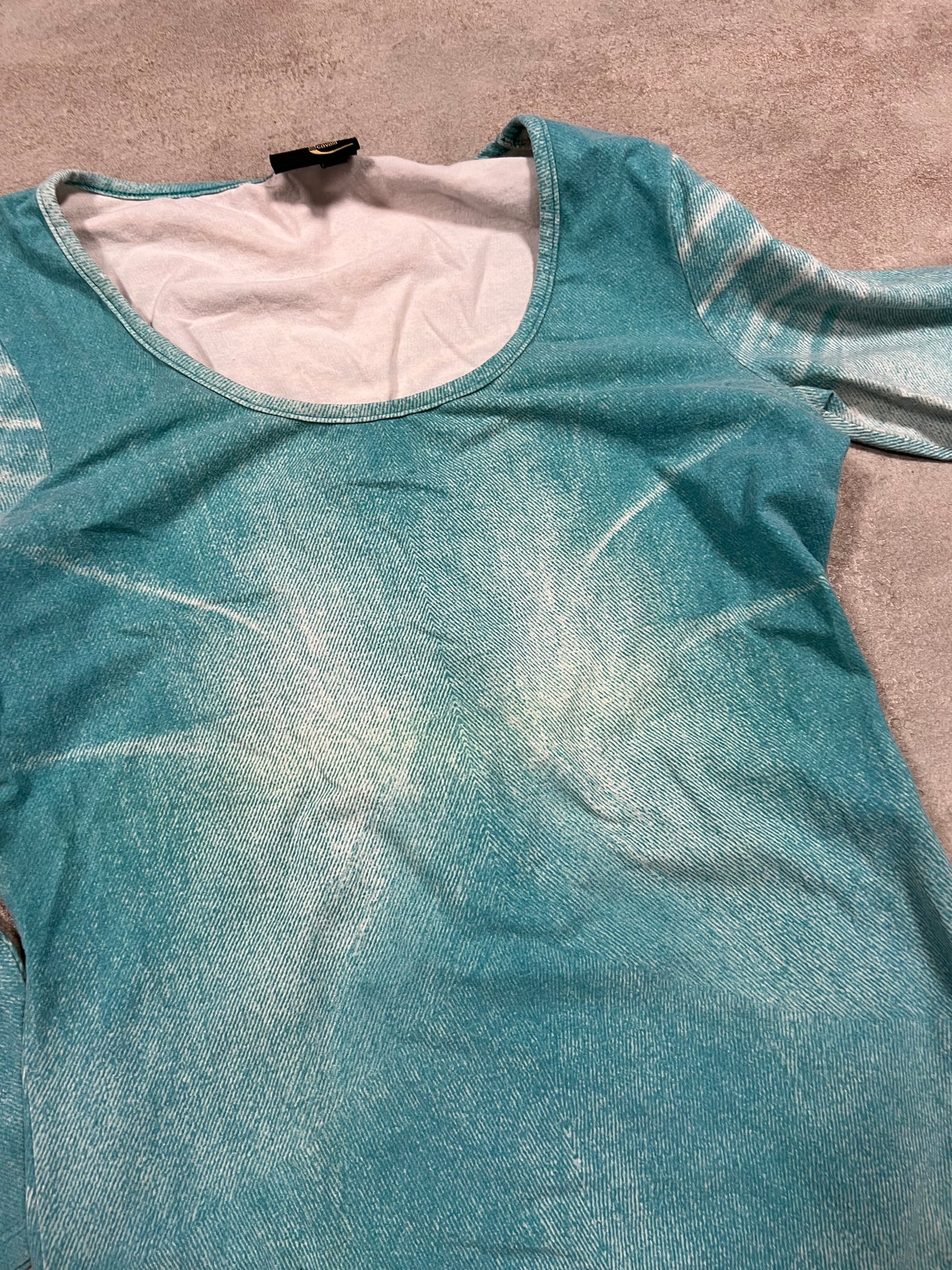 Top Estampado Vintage Just Cavalli Mangas 3/4 00’s - M