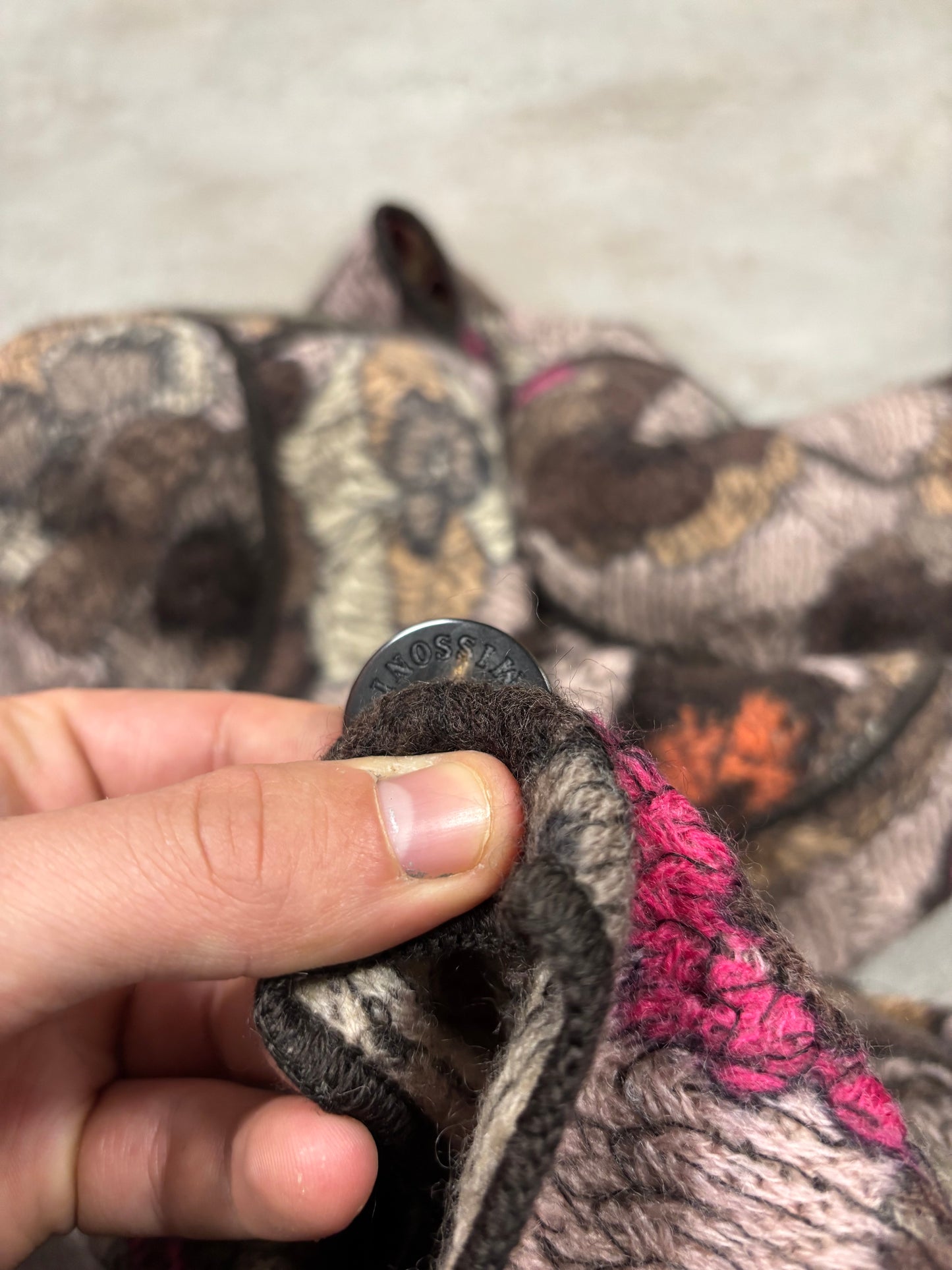 Jersey Cardigan Doble Abotonado Missoni ‘Double’ 00s Vintage - M