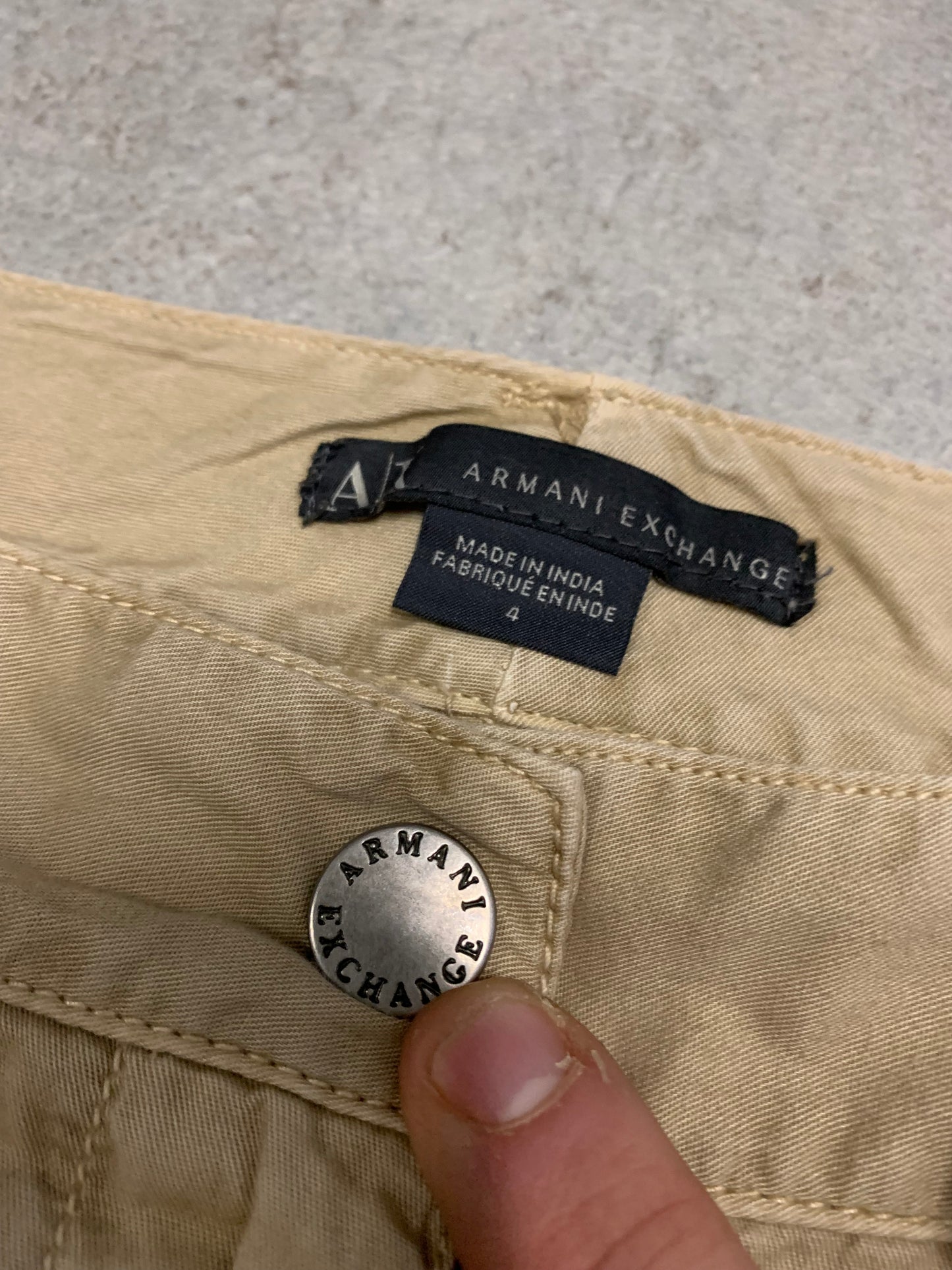 Pantalones Cargo Vintage Armani Jeans - S