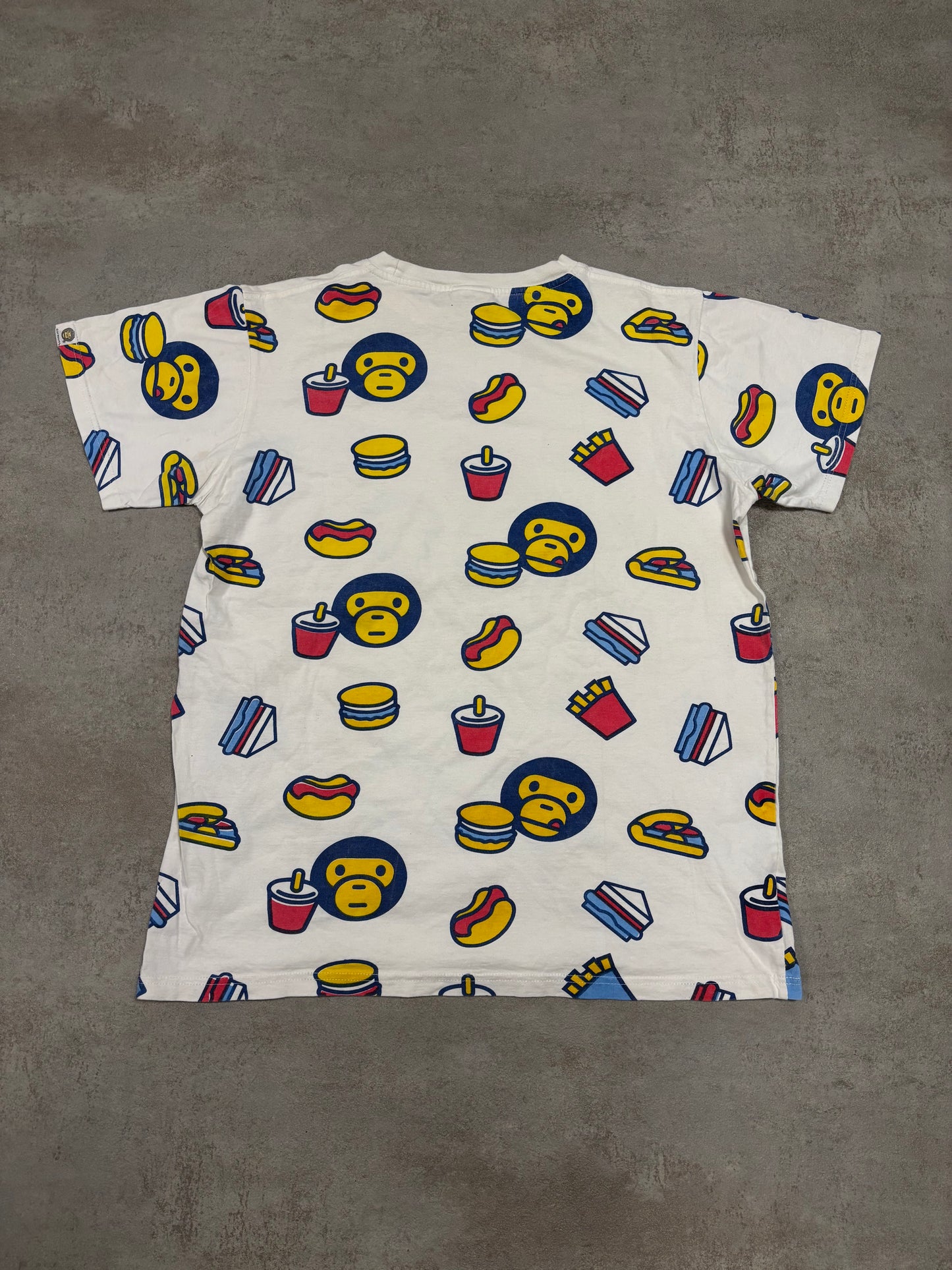 Camiseta Estampada Baby Milo Bape 00s Vintage - L