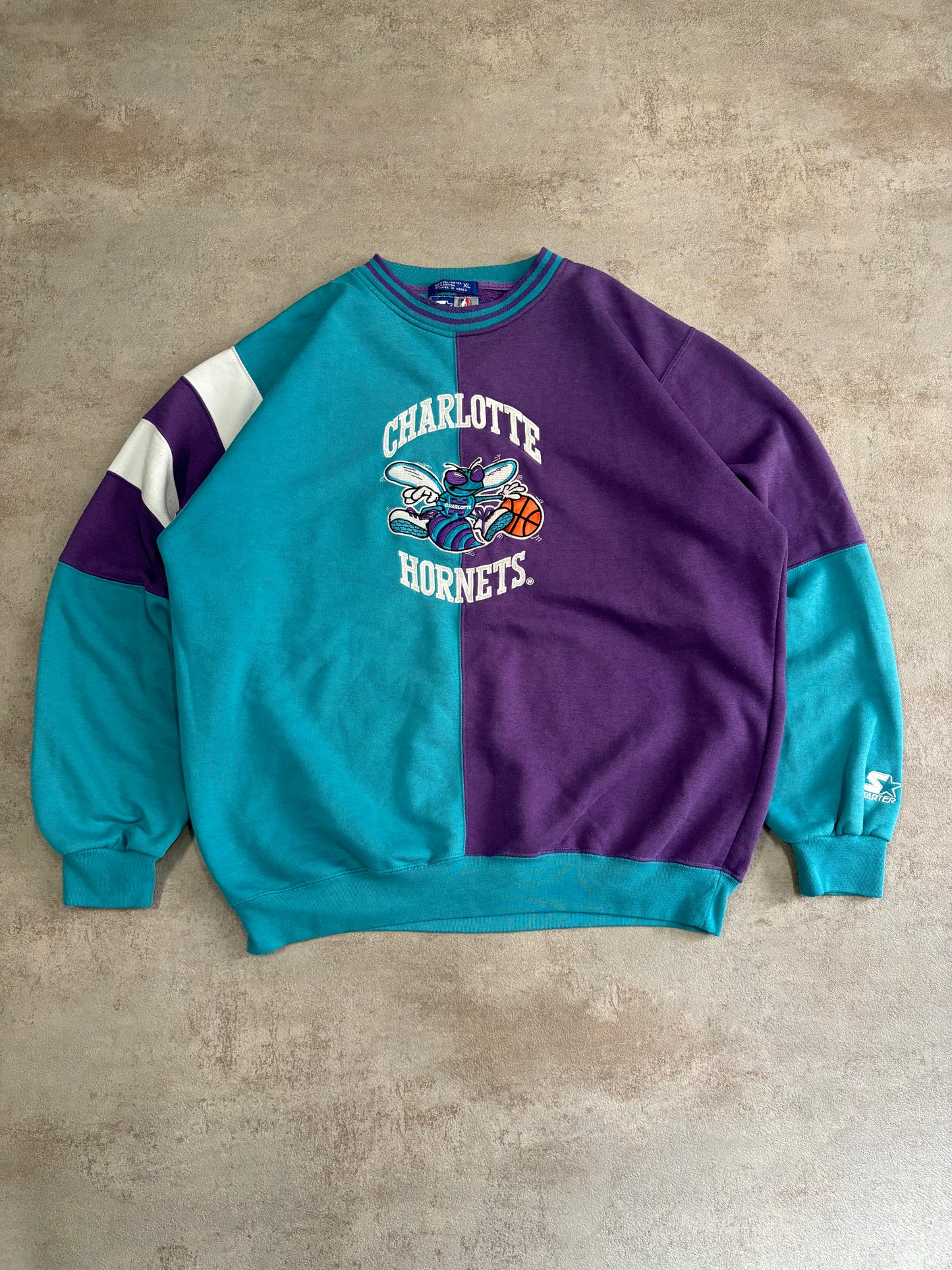 Sudadera Starter Charlotte Hornets 00s Vintage OG Colours - L