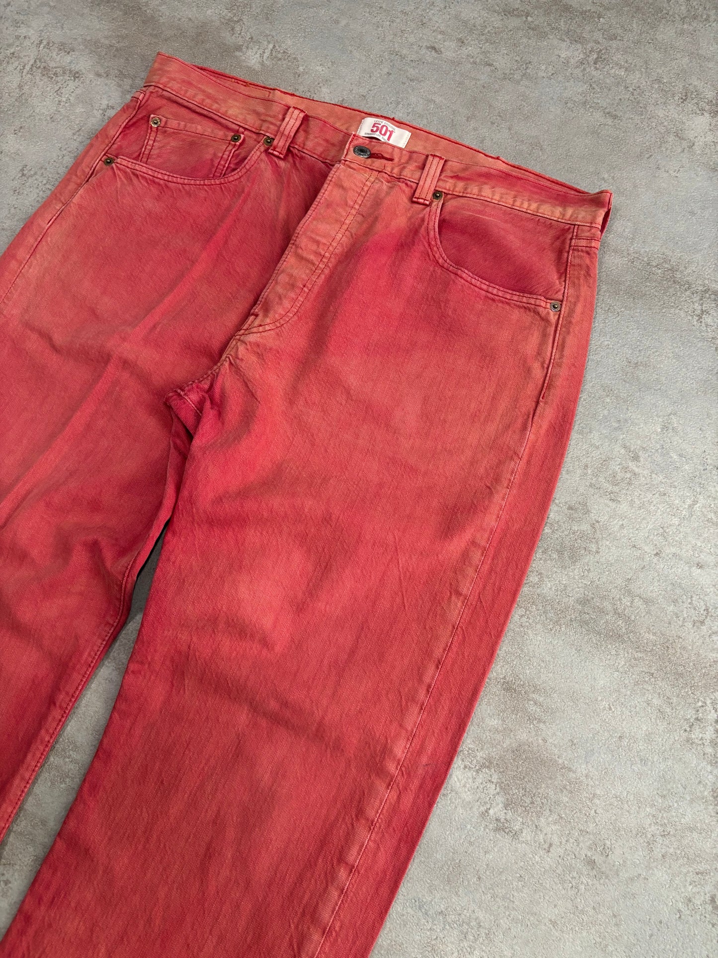 Pantalones Levis 501 ‘Perfect Sun Faded’ 00s Vintage - L