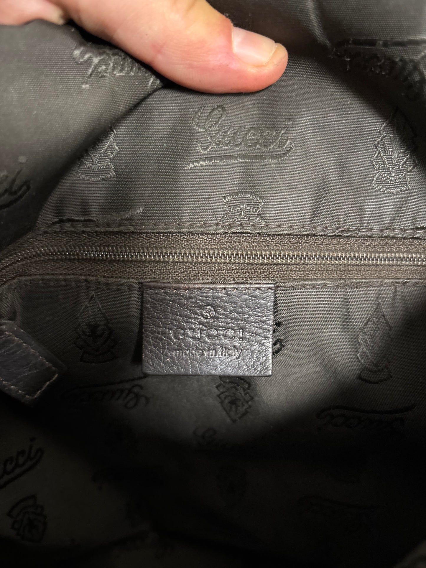 Bandolera ‘Guccissima’ Cuero Gucci 00s Vintage