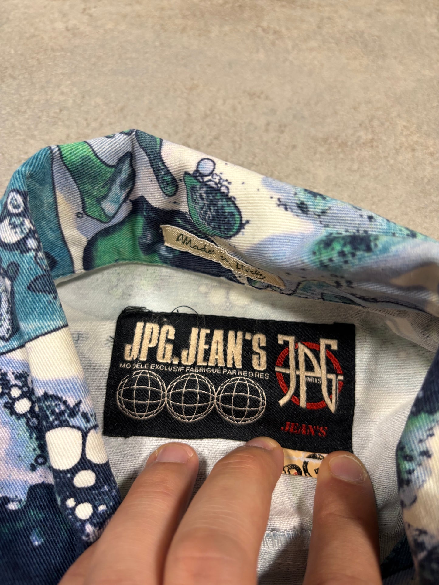 Chaqueta Estampado ‘Bacteria’ Jean Paul Gaultier 2001 Vintage - M Woman