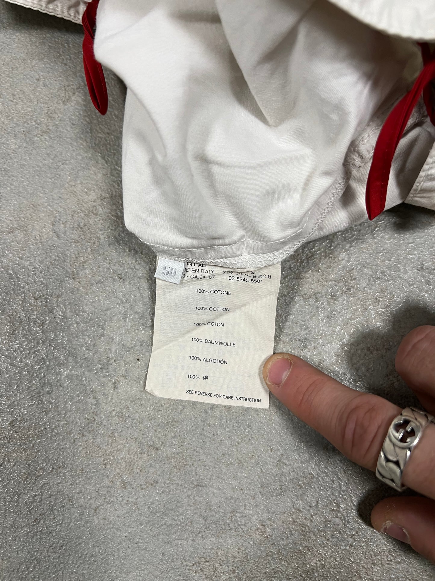 Pantalón Nylon Vintage Prada ‘Buckle Back’ 00’s - L