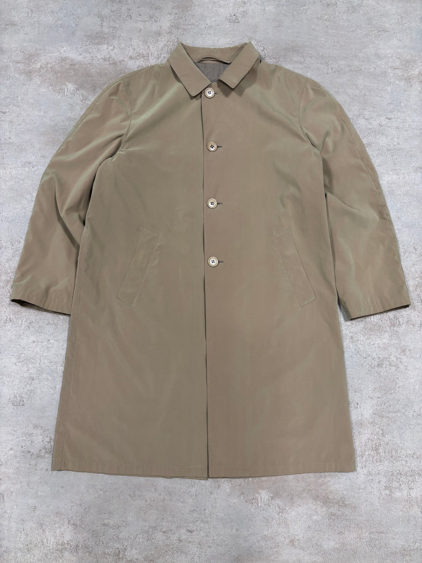 Gabardina Shiny Armani Collezioni 90s Vintage - M