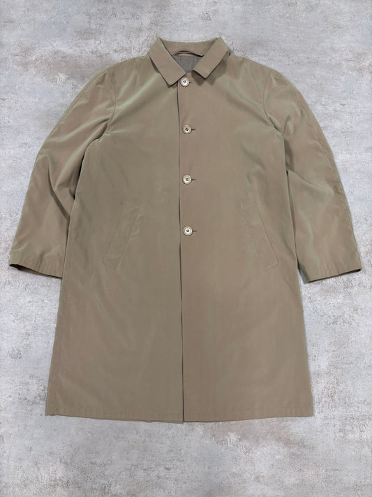 Gabardina Shiny Armani Collezioni 90s Vintage - M