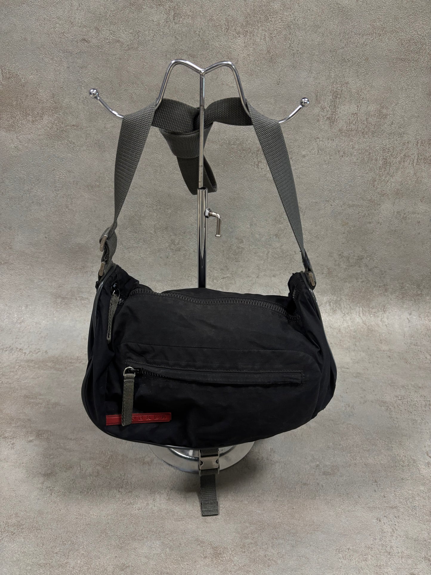 Bandolera Técnica Cruzada Prada Sport 00s Vintage
