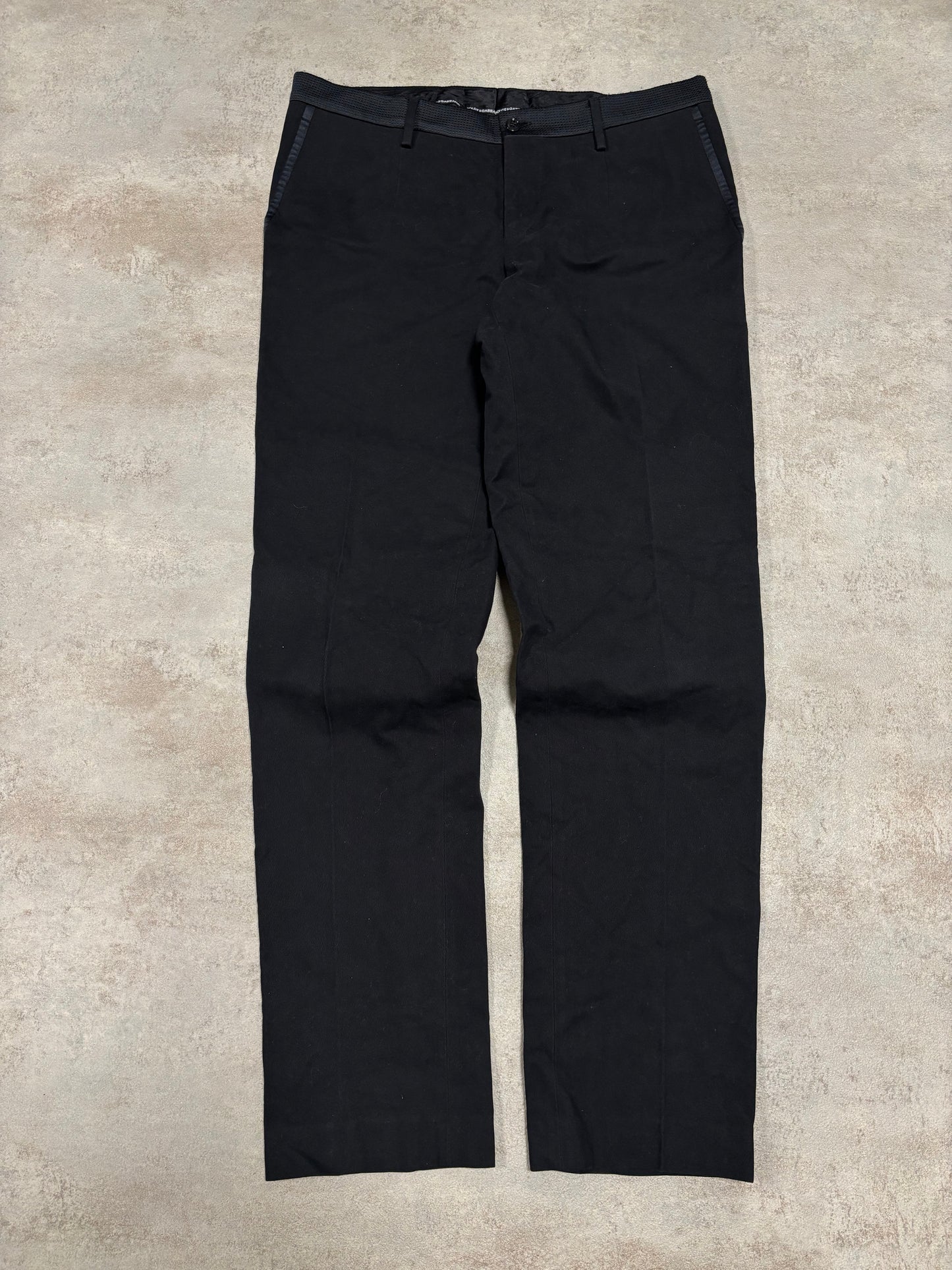 Pantalones Rectos Traje Dolce & Gabbana 00s Vintage - L
