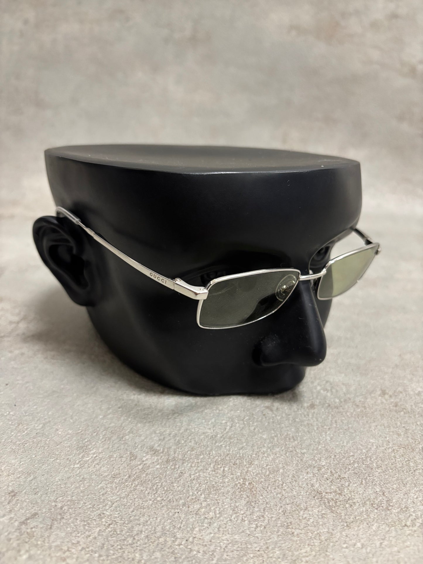 Gafas Rectangulares Metálicas Gucci 00s Vintage